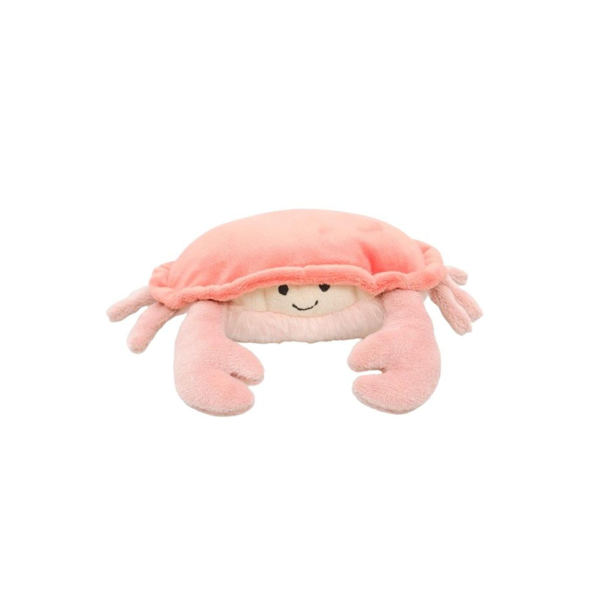 Crab Rattle Coral 19cm-Toys-Urban Products-The Bay Room
