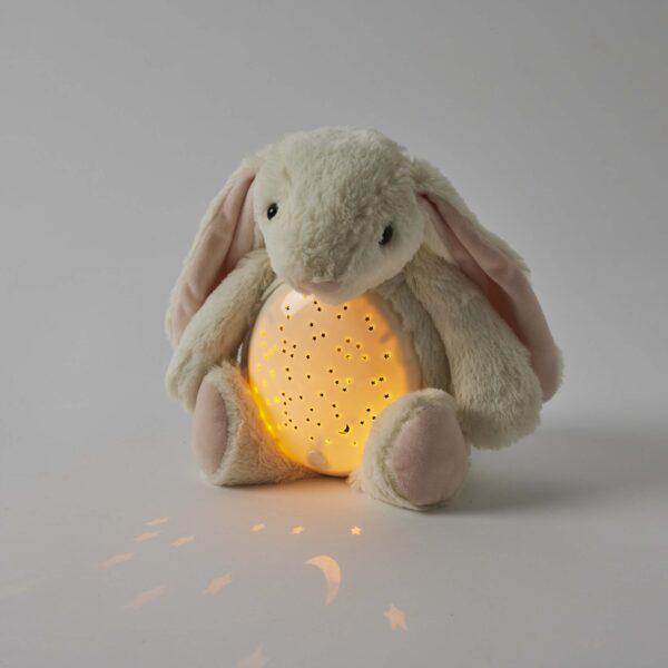 Cream Bunny Plush Night Light-Nursery & Nurture-Jiggle & Giggle-The Bay Room