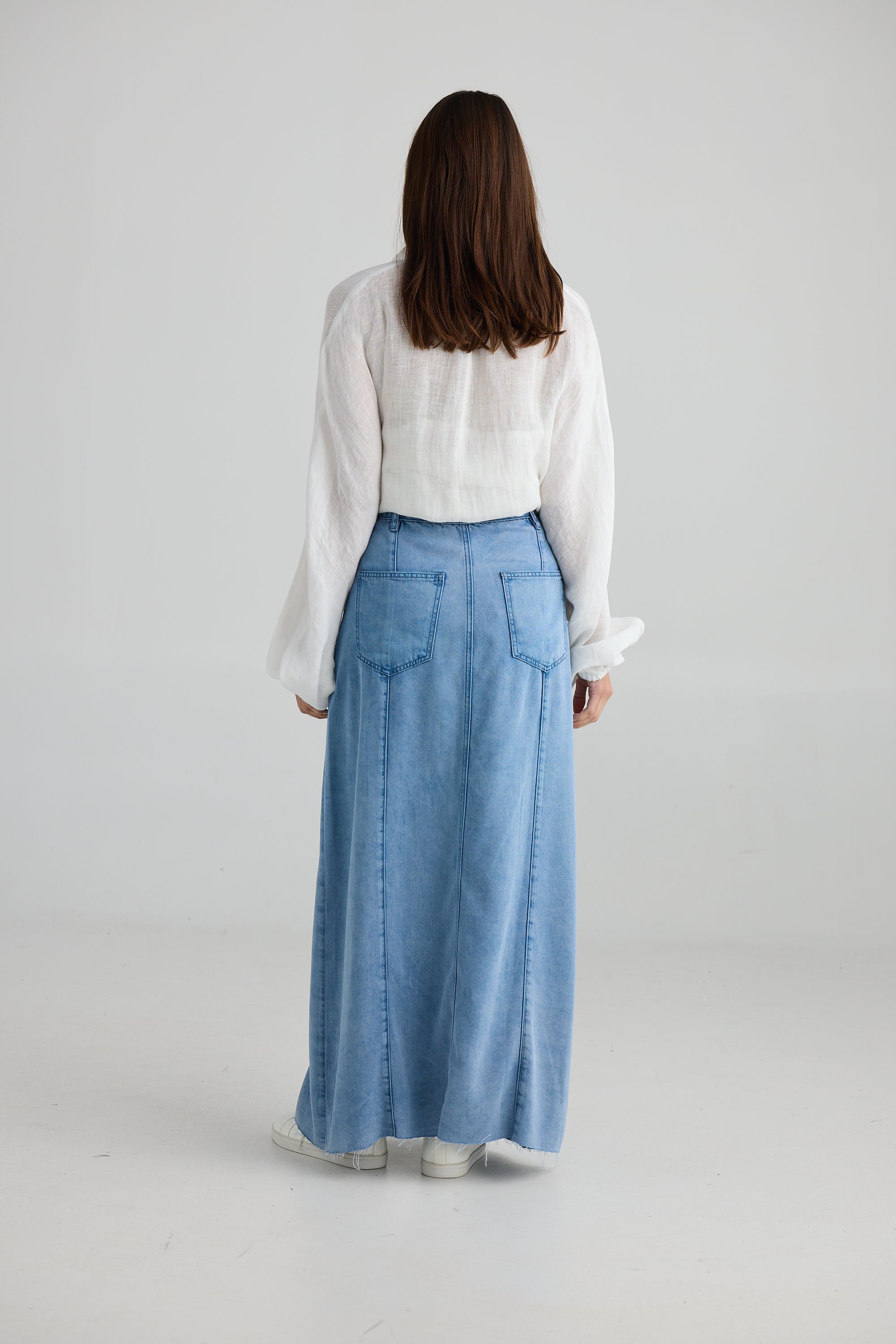 Cruise Skirt - Blue Wash-Skirts-Holiday-The Bay Room