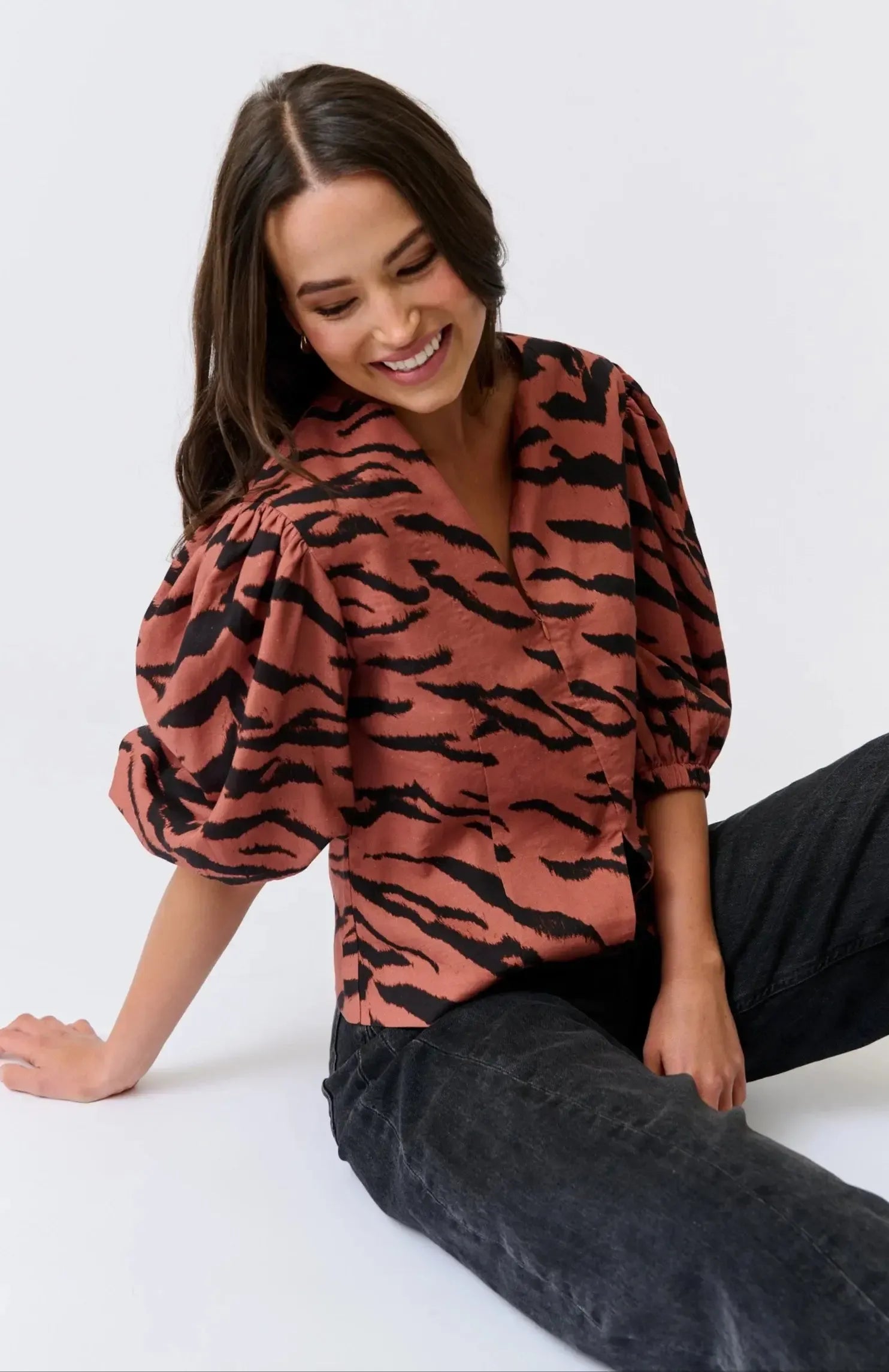 Cypres Top - Zebra-Tops-Cartel & Willow-The Bay Room
