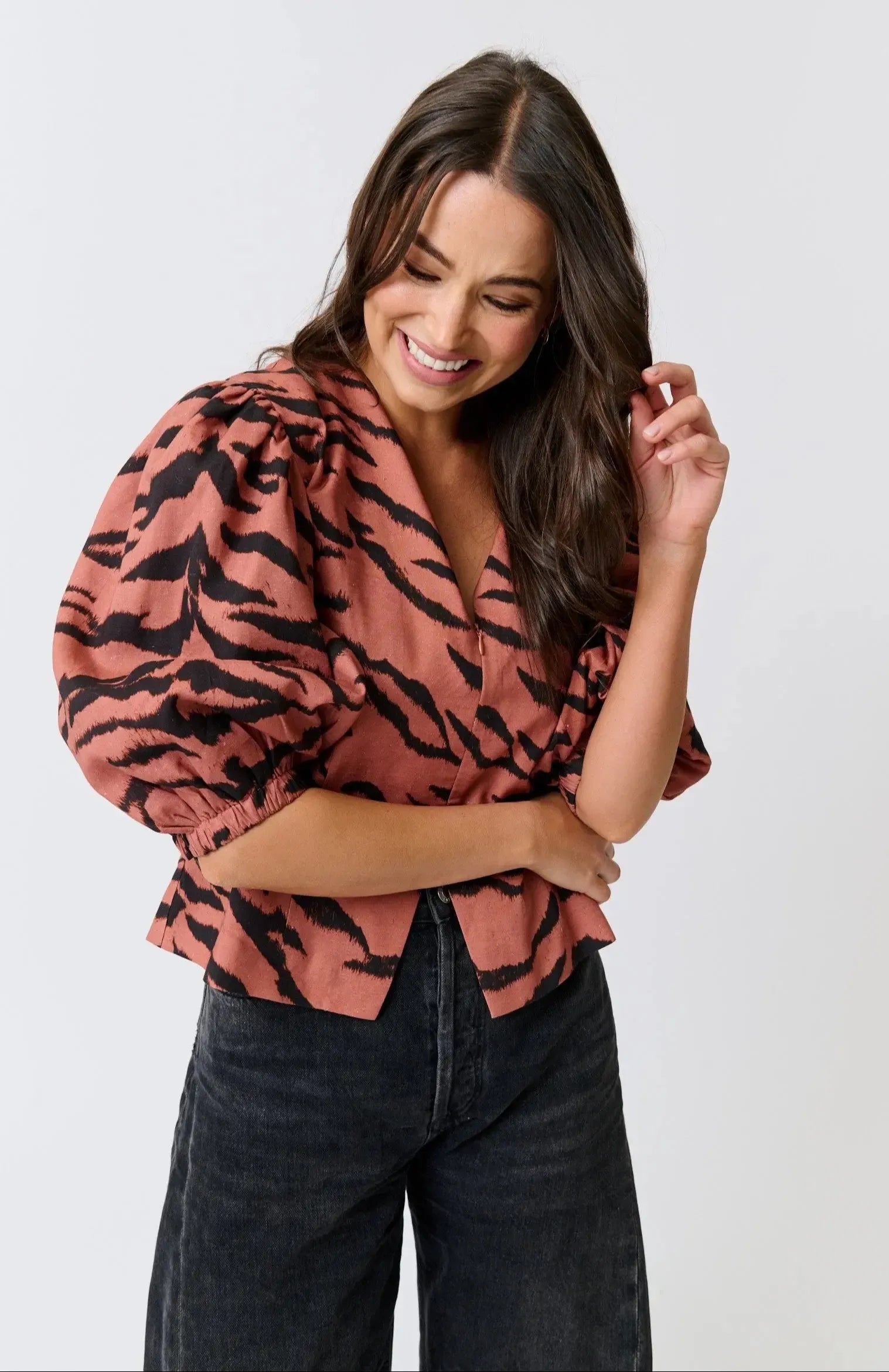 Cypres Top - Zebra-Tops-Cartel & Willow-The Bay Room