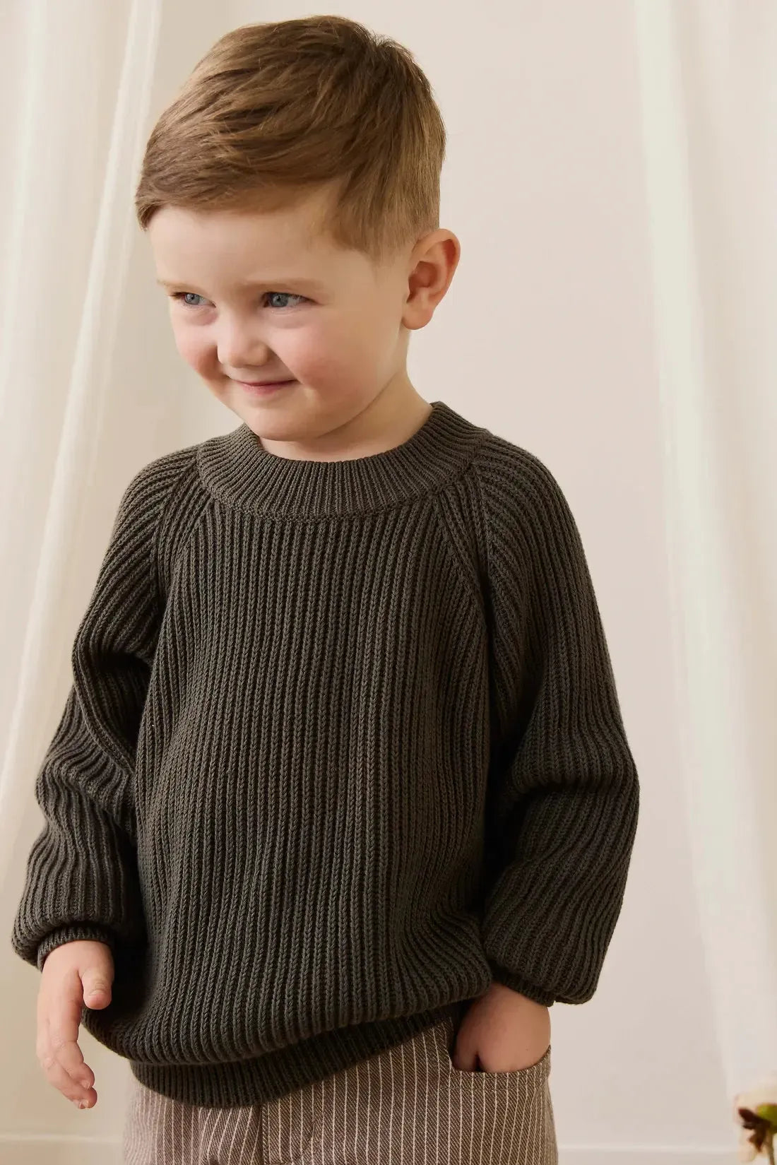 Cyrus Knit Jumper - Vine-Clothing & Accessories-Jamie Kay-The Bay Room