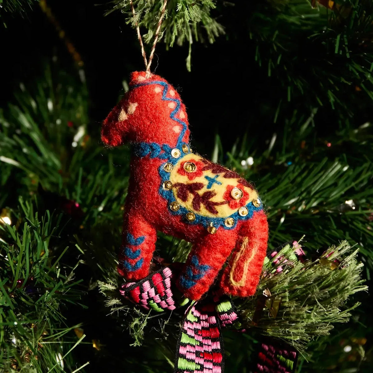 Dallas Horse Decoration-Christmas-Sage & Clare-The Bay Room