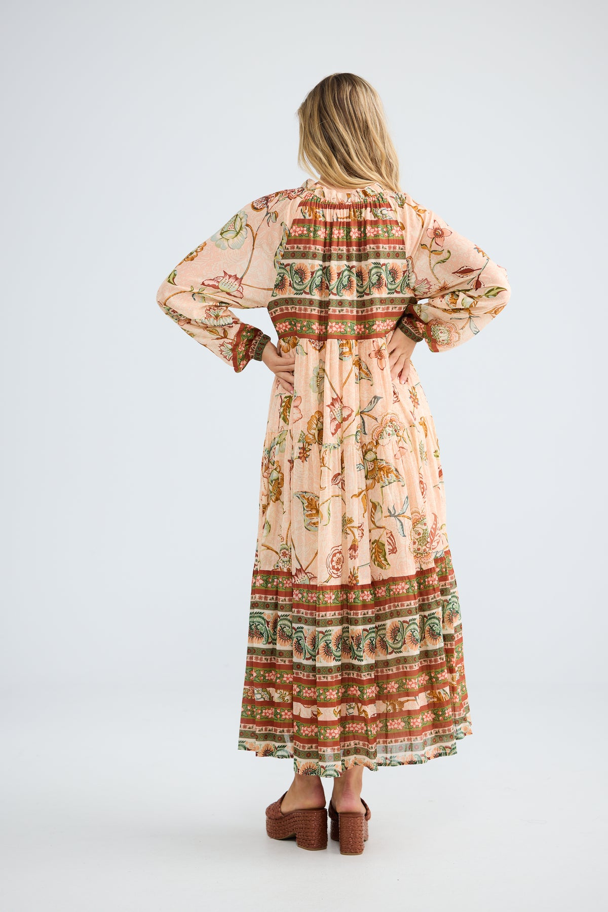 Damascus Dress - Wildflower Oasis-Dresses-Talisman-The Bay Room