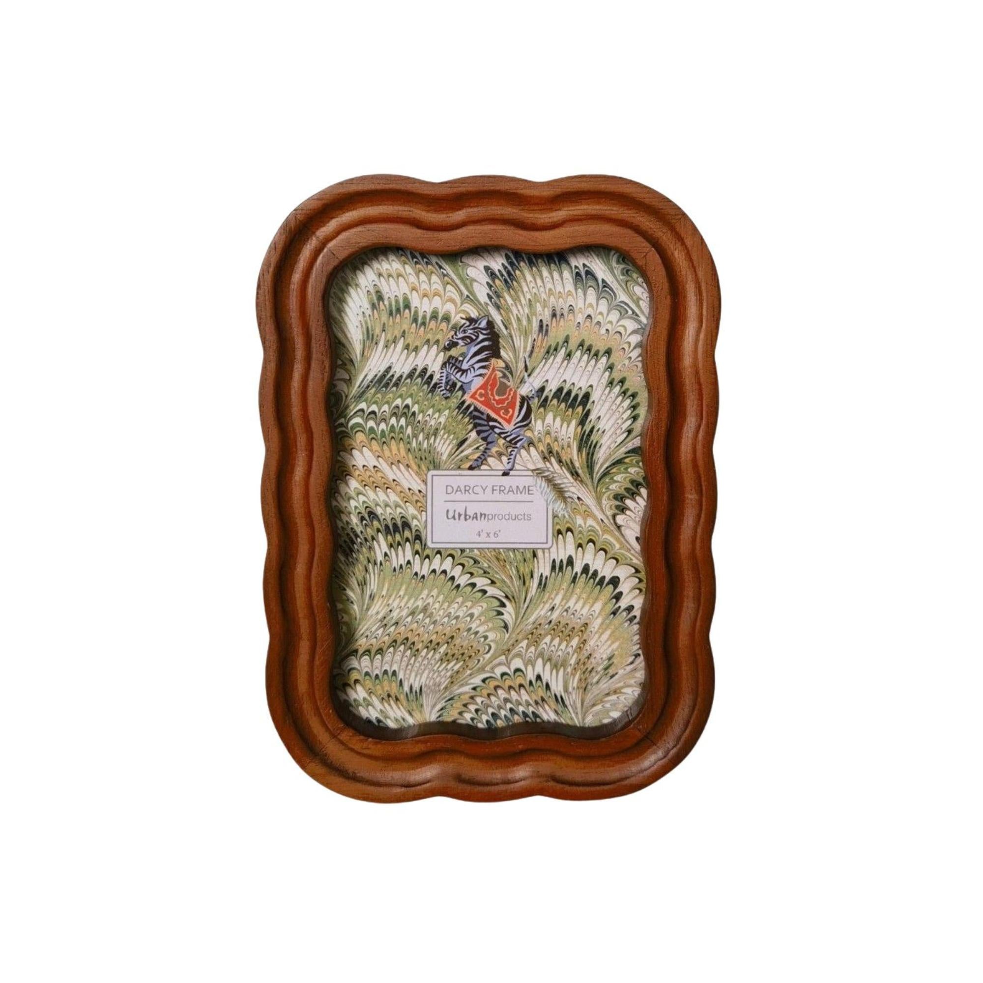 Darcy Curve Frame Natural 4x6"-Decor Items-Urban Products-The Bay Room