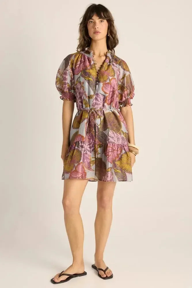 Daria Dress - Leaf Print-Dresses-Fate + Becker-The Bay Room