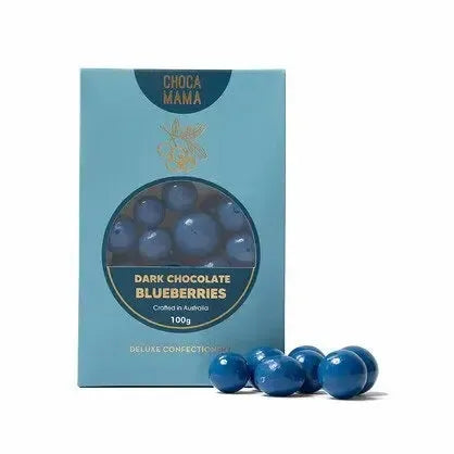 Dark Chocolate Blueberries 100g-Gourmet Food & Drink-Chocamama-The Bay Room