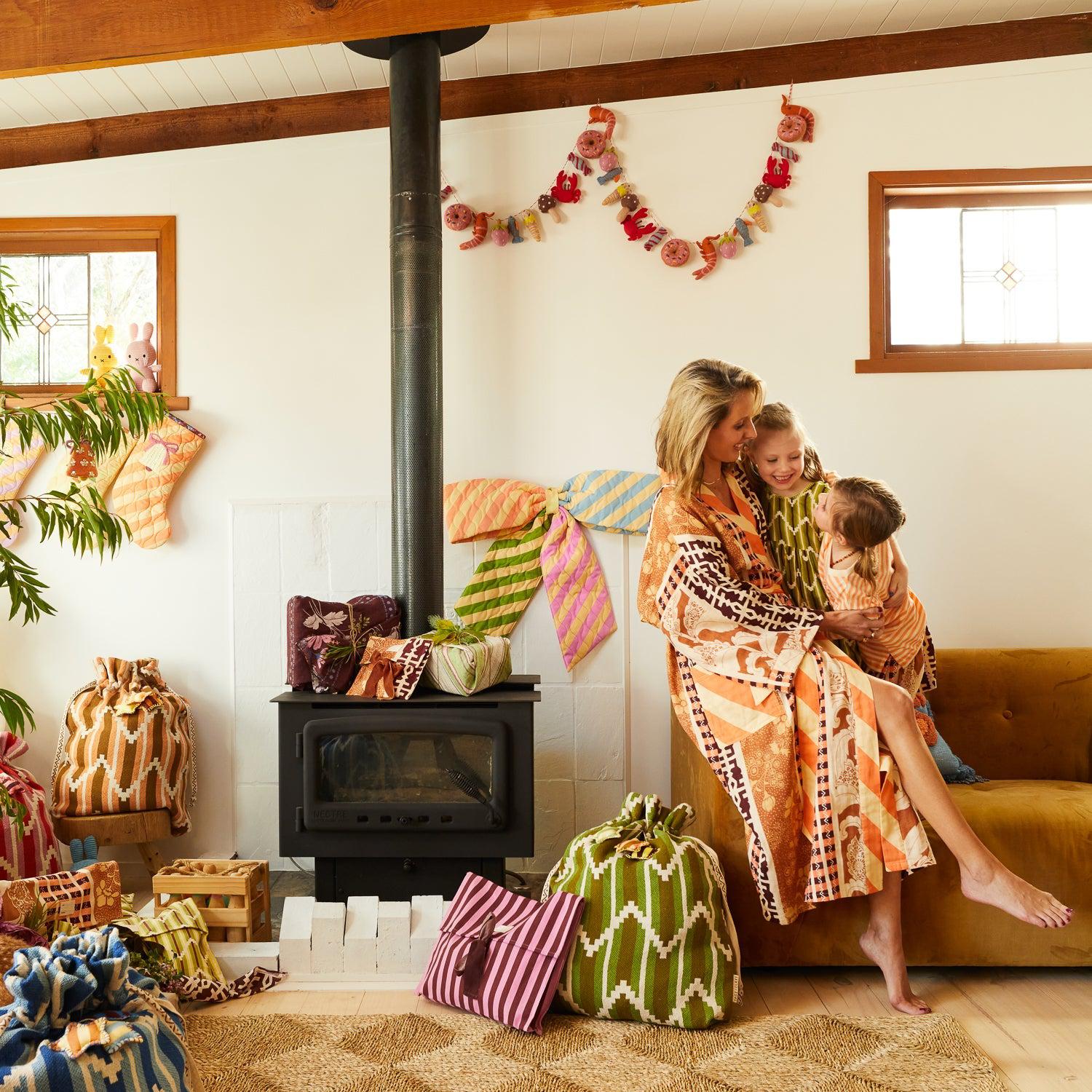 Dashi Felt Bunting-Christmas-Sage & Clare-The Bay Room