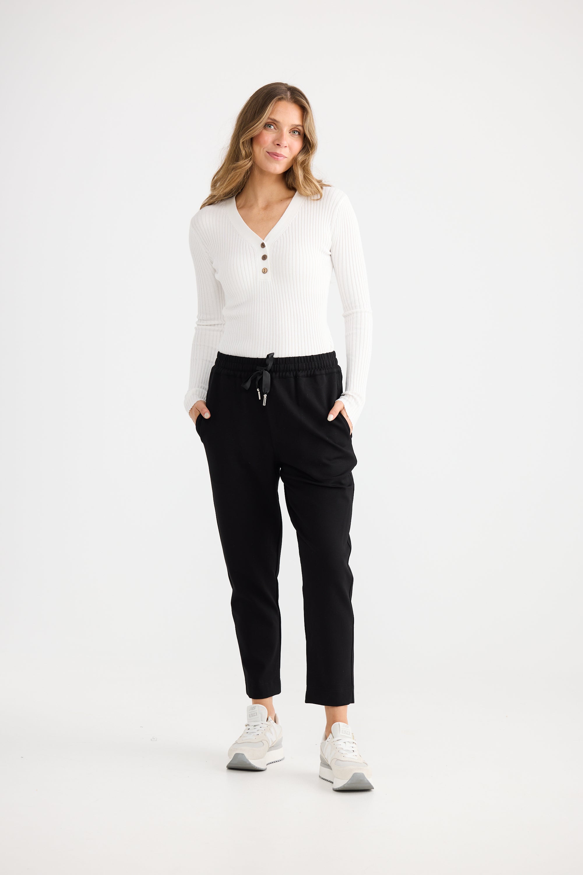 Dax Pant - Black-Pants-Home Love-The Bay Room