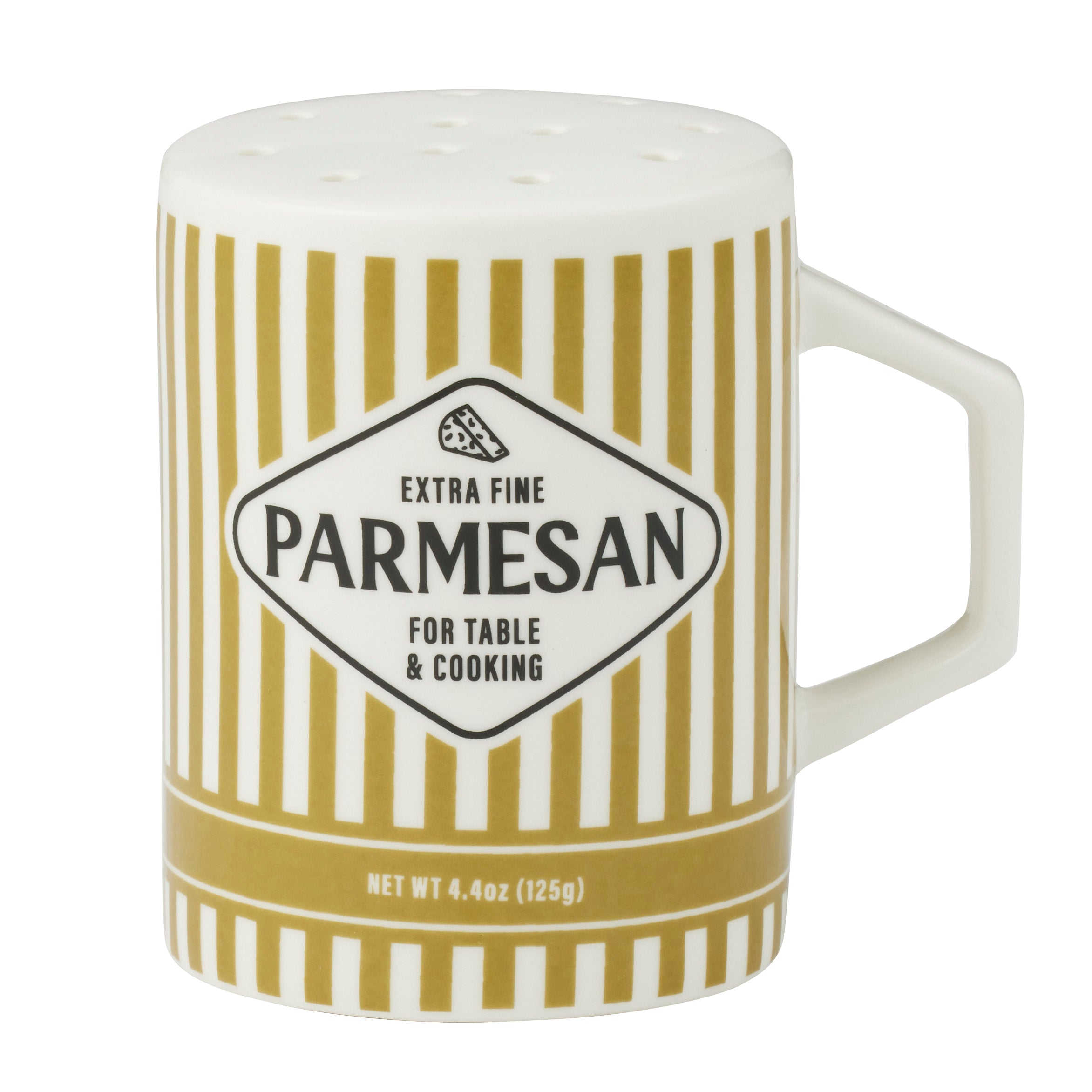 Deli Ceramic Cheese Shaker 10.5x10cm Olive-Dining & Entertaining-Coast To Coast Home-The Bay Room