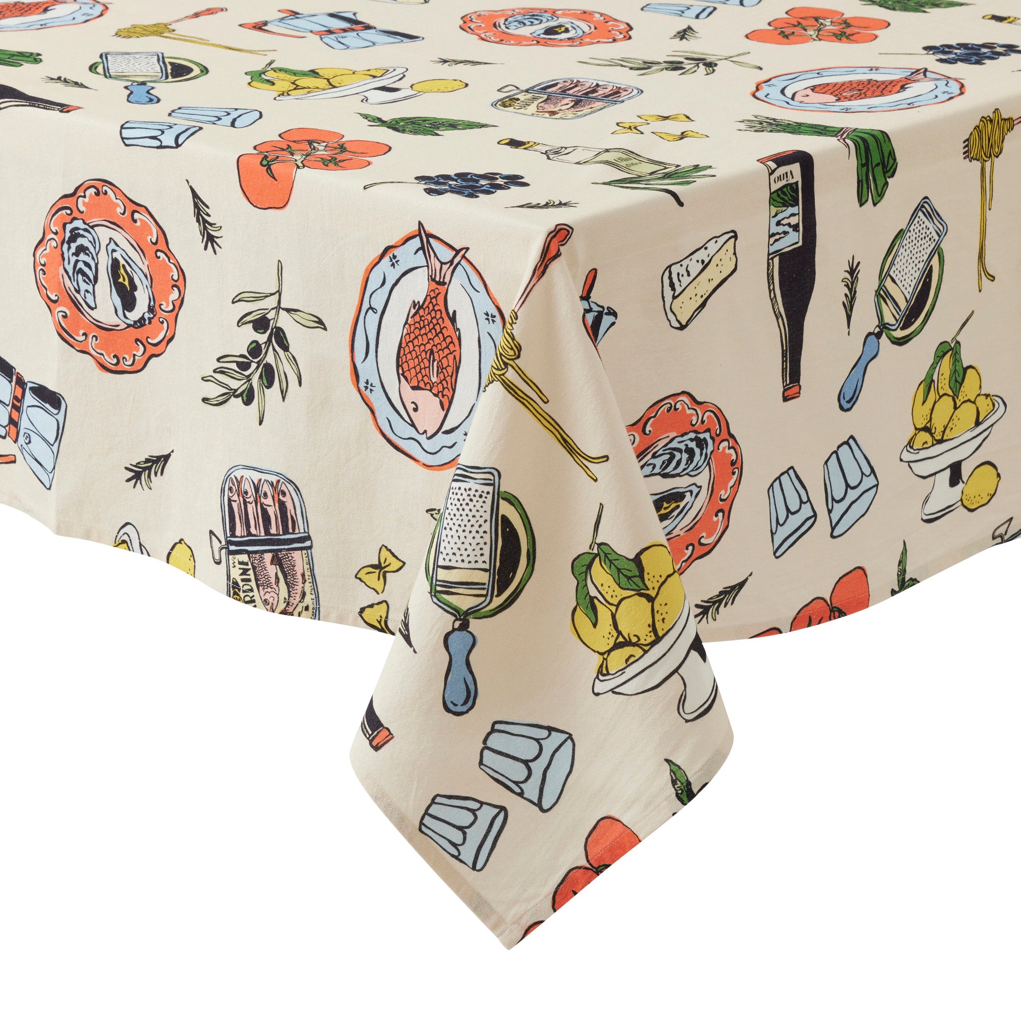 Deli Cotton Tablecloth 140x240cm-Dining & Entertaining-Coast To Coast Home-The Bay Room