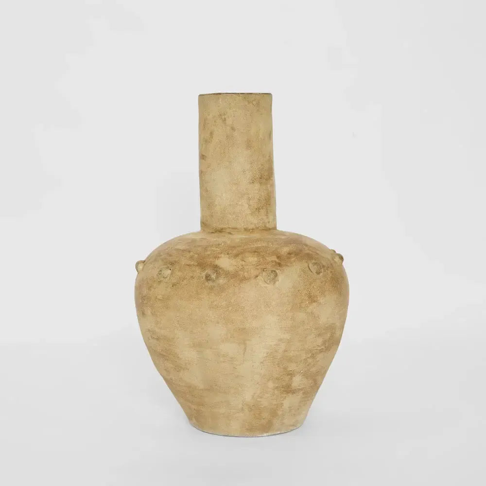 Delilha XL Vase With Dots-Pots, Planters & Vases-Florabelle-The Bay Room