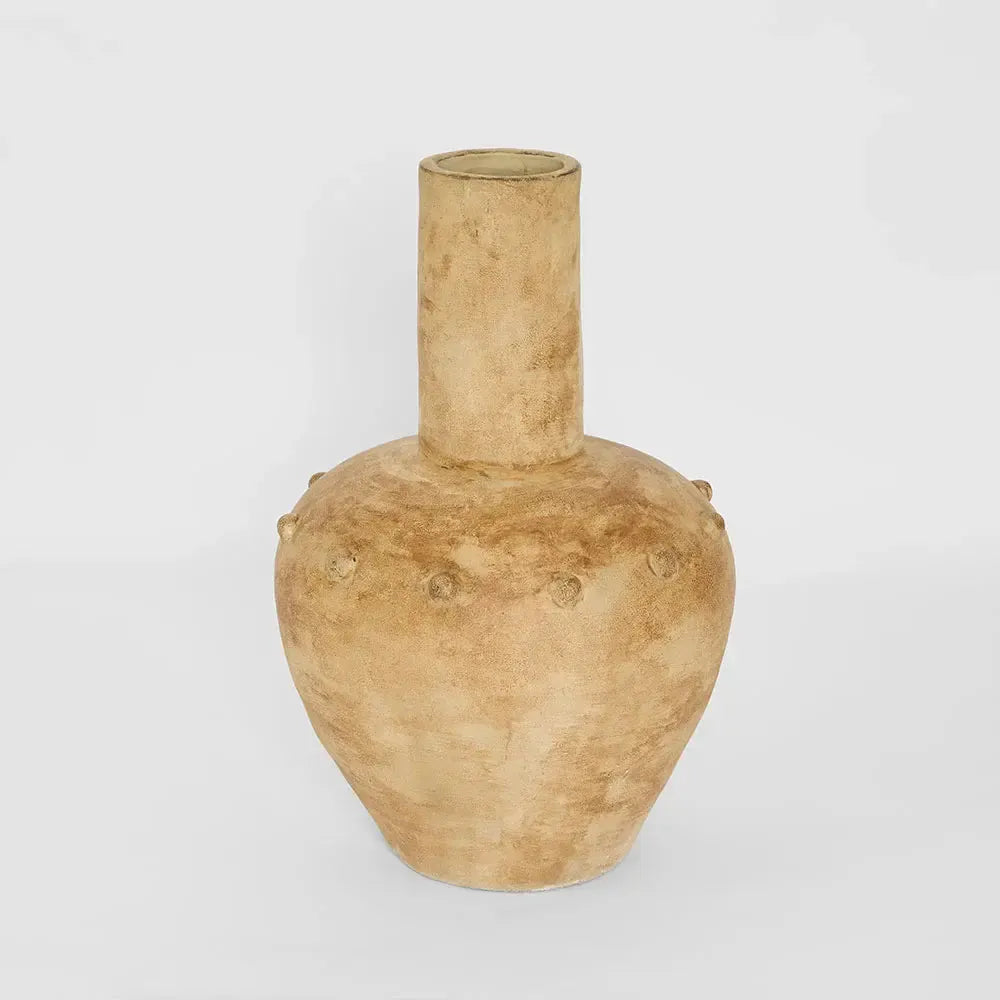 Delilha XL Vase With Dots-Pots, Planters & Vases-Florabelle-The Bay Room