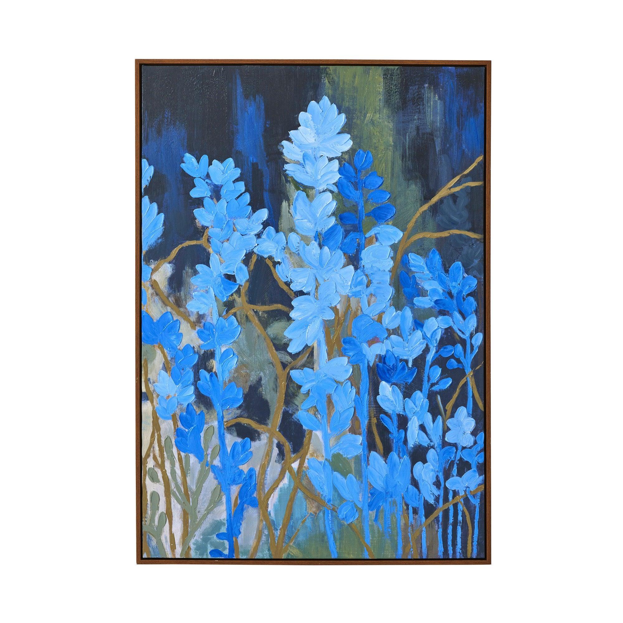Delph Wal Frame Oil Paint 70x100cm-Wall Decor-Coast To Coast Home-The Bay Room
