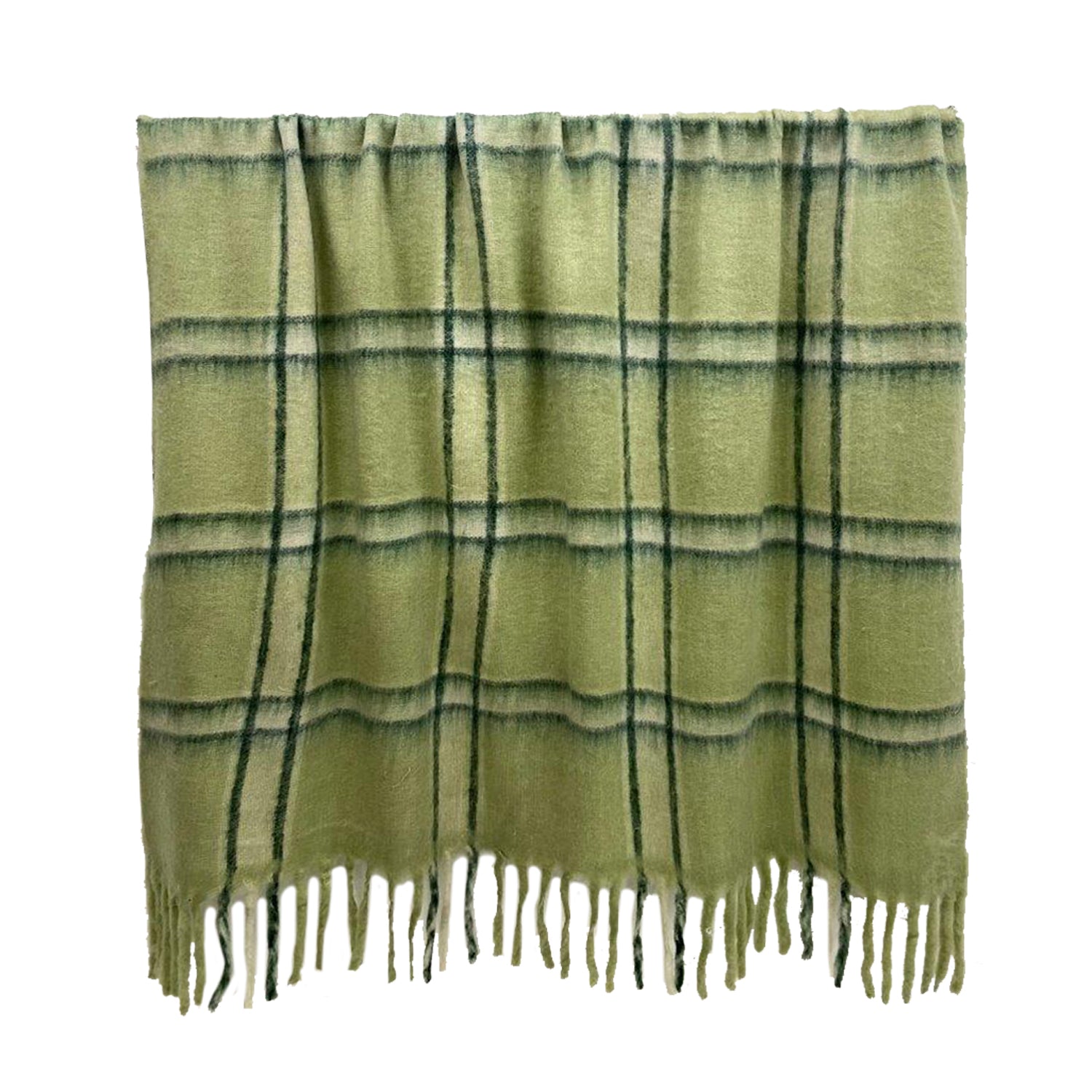 Dew Wool Blend Throw 125x150cm Sage-Soft Furnishings-Coast To Coast Home-The Bay Room
