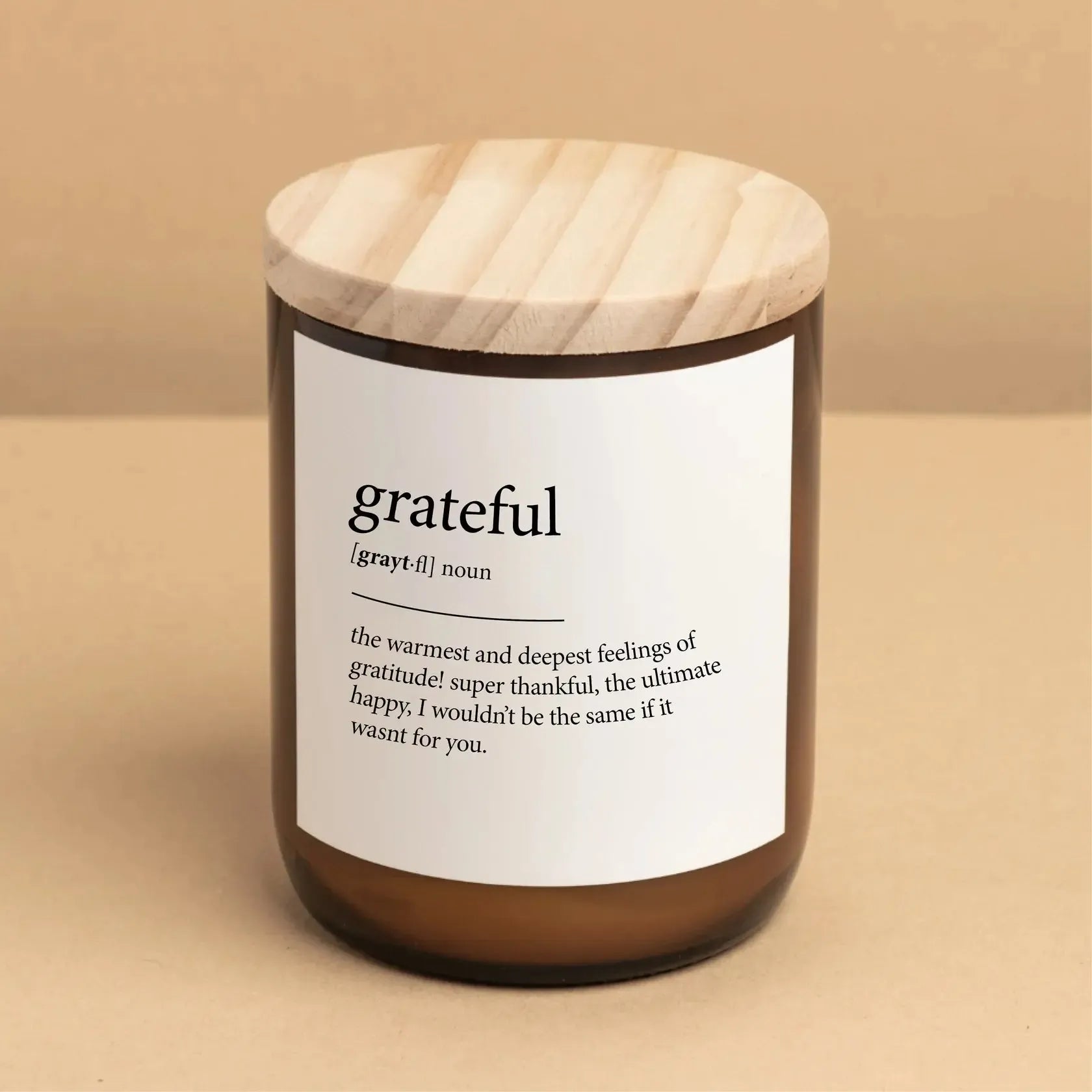 Dictionary Meaning Soy Candle - Grateful-Candles & Fragrances-The Commonfolk Collective-The Bay Room