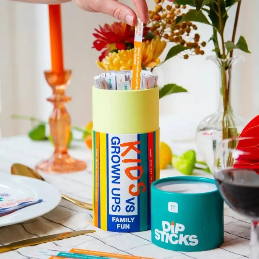 Dipsticks Game Kids vs. Adults-Fun & Games-Talking Tables-The Bay Room