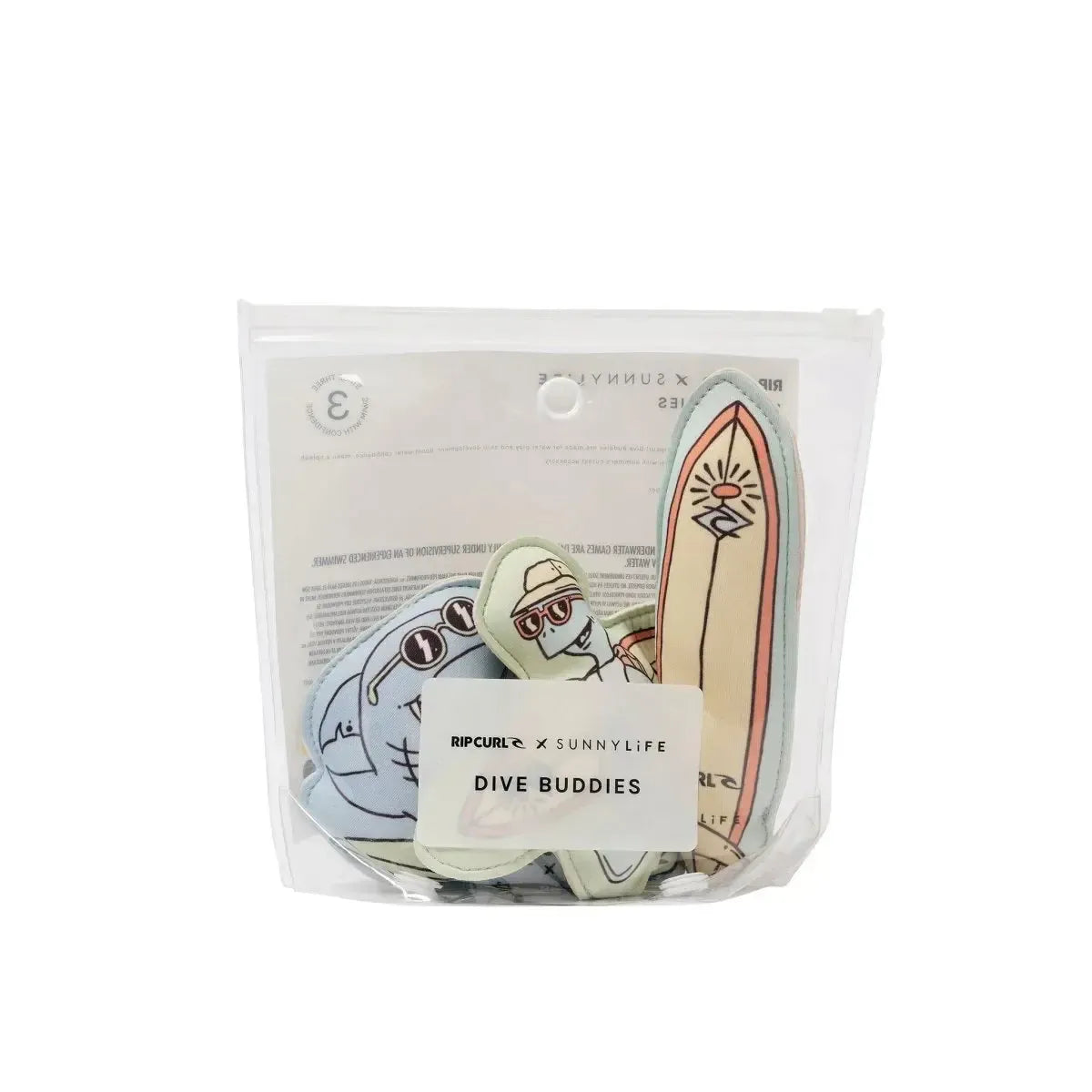 Dive Buddies Shred Turtle Aqua Set of 3-Travel & Outdoors-Sunny Life-The Bay Room