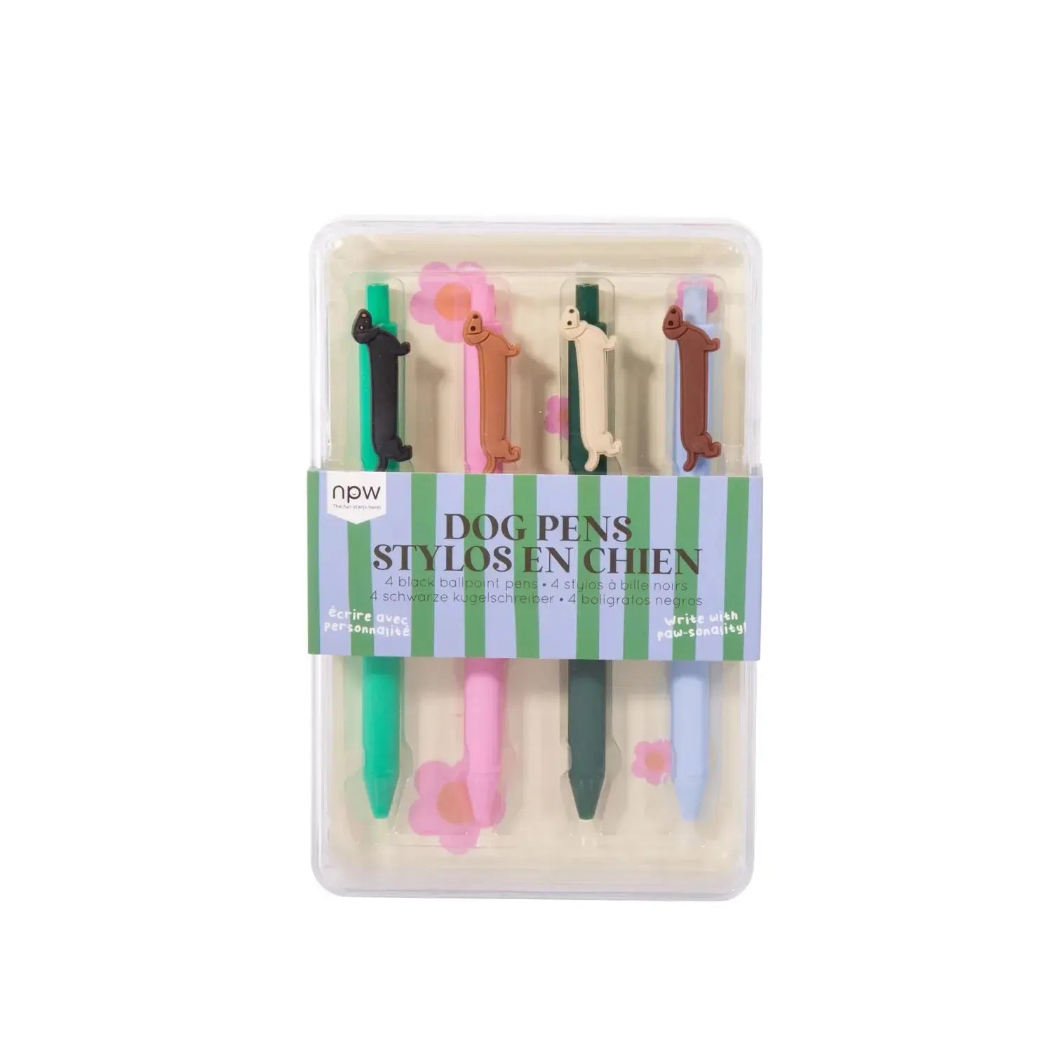 Dog Icon Pens Set of 4-Toys-npw-The Bay Room