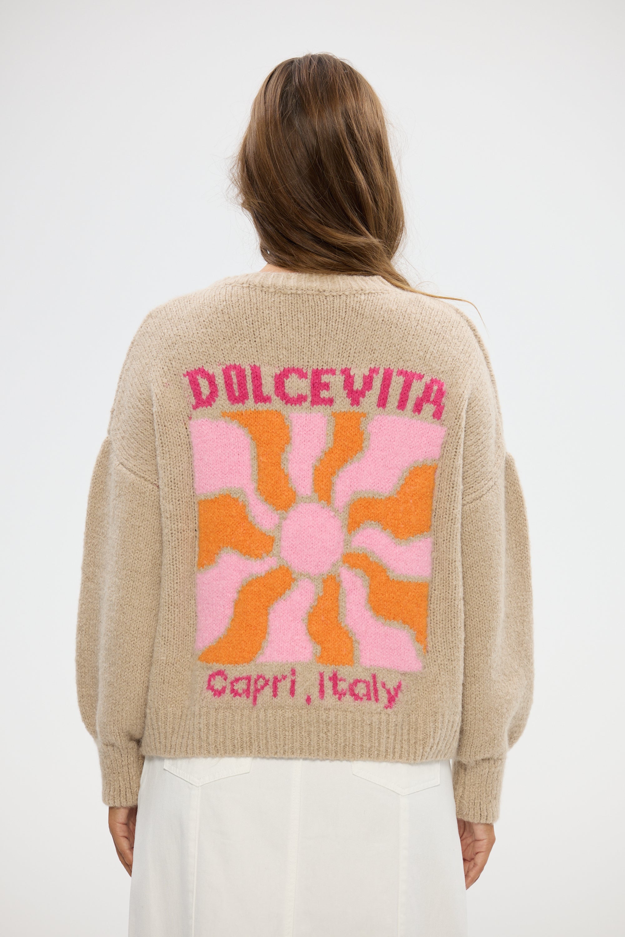 Dolce Vita Knit - Oatmeal-Knitwear & Jumpers-Holiday-The Bay Room