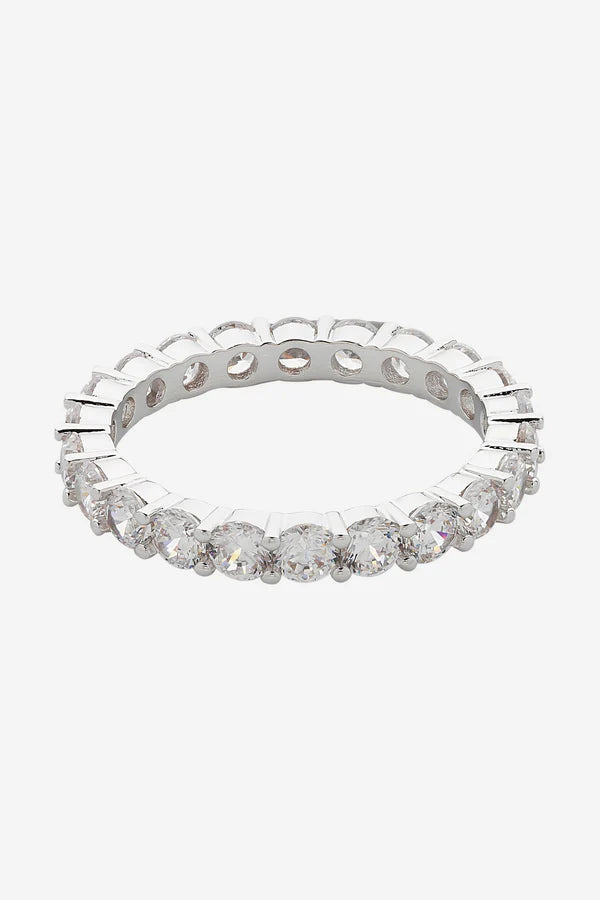 Dolce Vita Rhodium Cz Ring-Jewellery-Liberte-The Bay Room