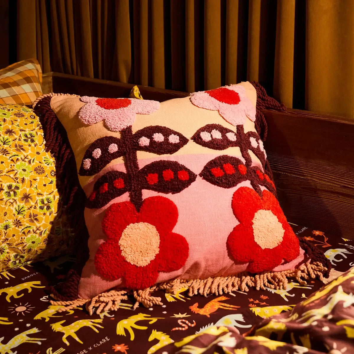 Dottie Tufted Cushion-Soft Furnishings-Sage & Clare-The Bay Room