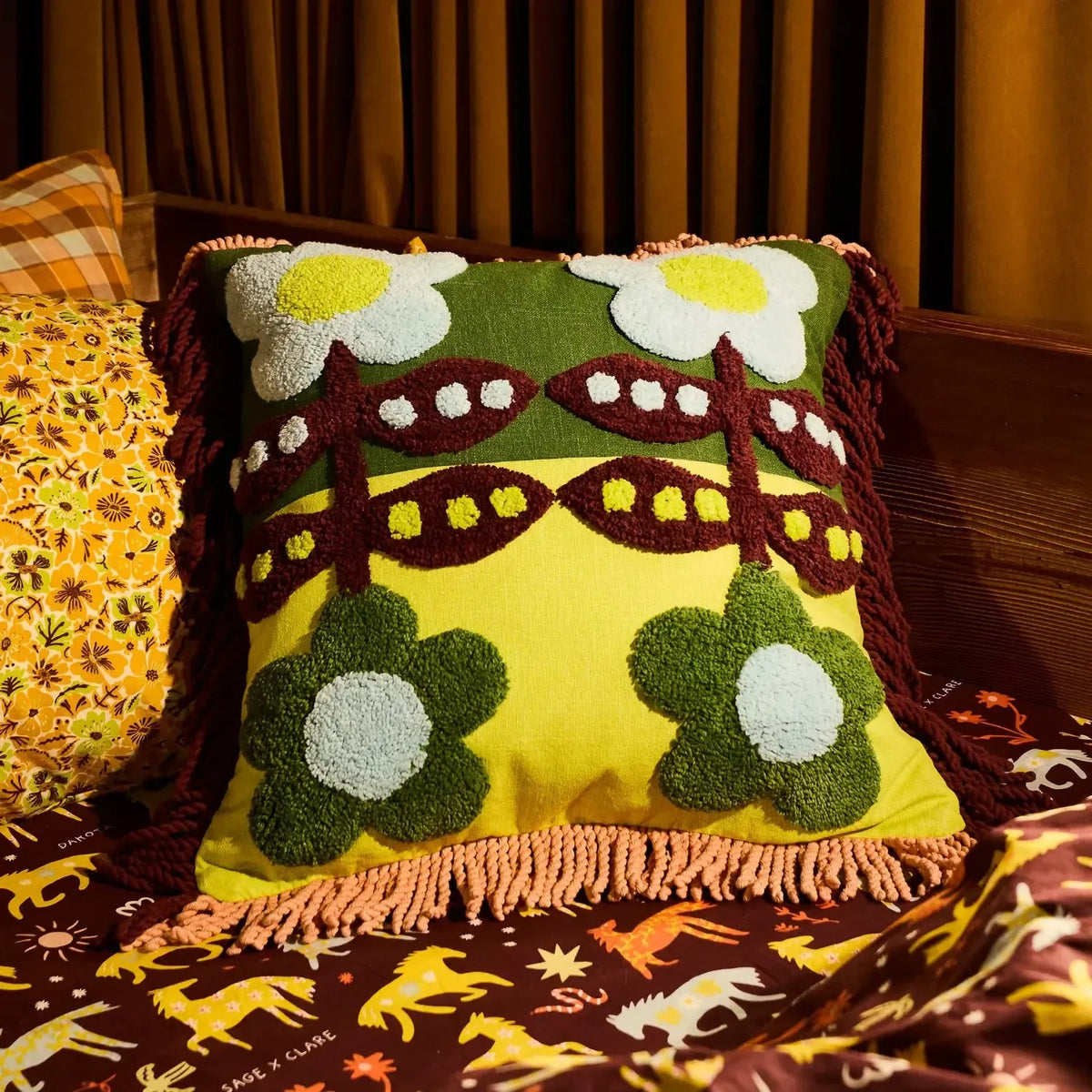Dottie Tufted Cushion-Soft Furnishings-Sage & Clare-The Bay Room
