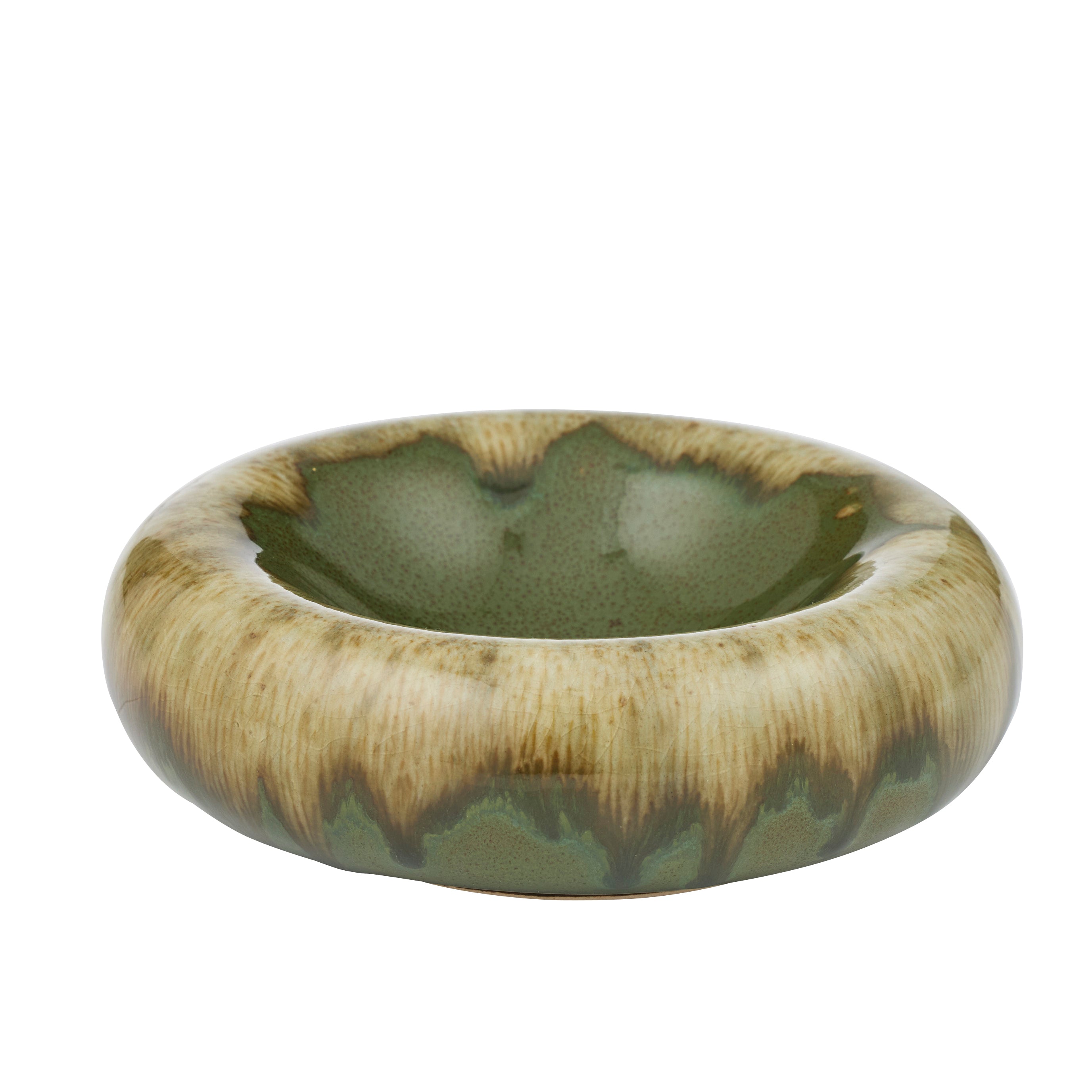 Draper Ceramic Dish 14x4.5cm Olive-Dining & Entertaining-Coast To Coast Home-The Bay Room