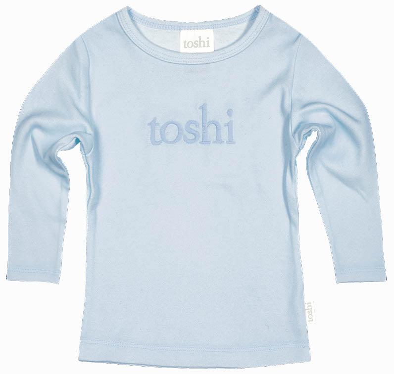 Dreamtime Organic Tee Long Sleeve Logo Dusk-Clothing & Accessories-Toshi-The Bay Room