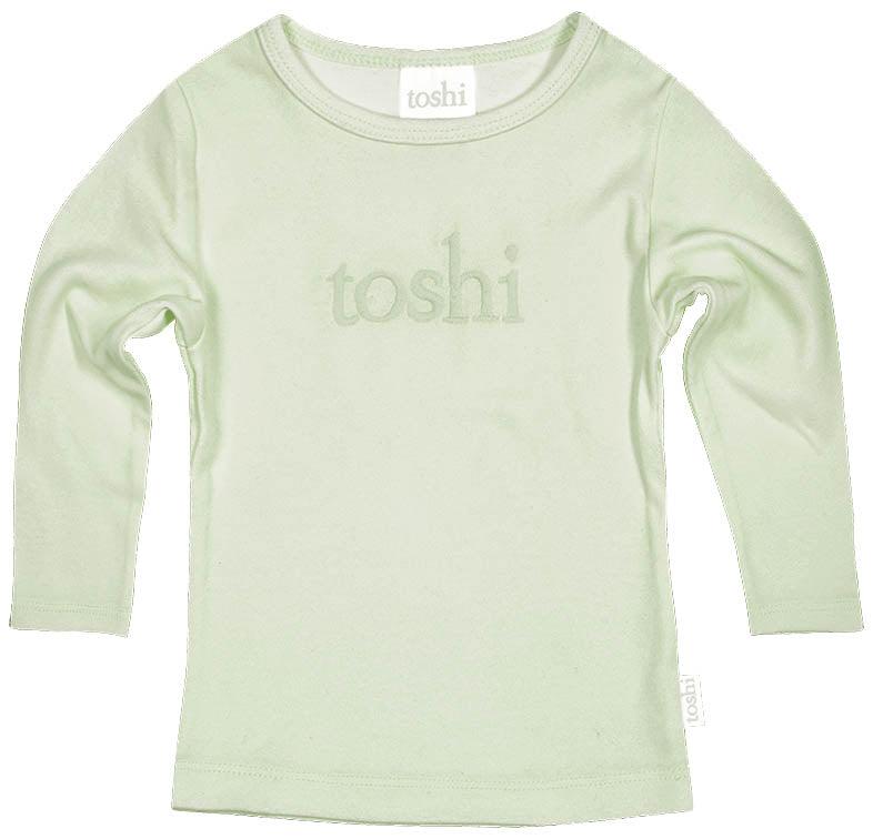 Dreamtime Organic Tee Long Sleeve Logo Mist-Clothing & Accessories-Toshi-The Bay Room