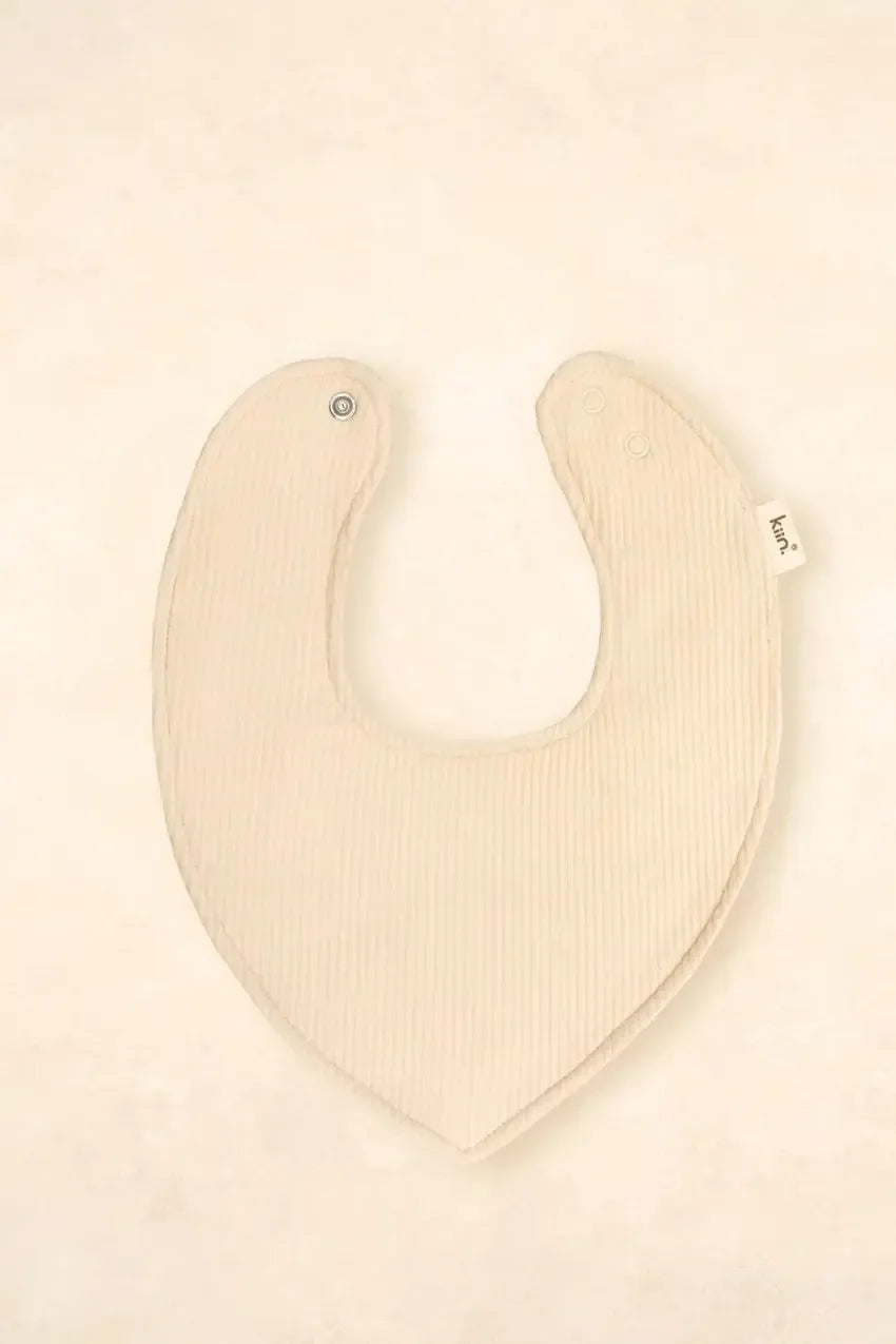 Dribble Bib-Nursery & Nurture-Kiin-Oat (Rib)-The Bay Room