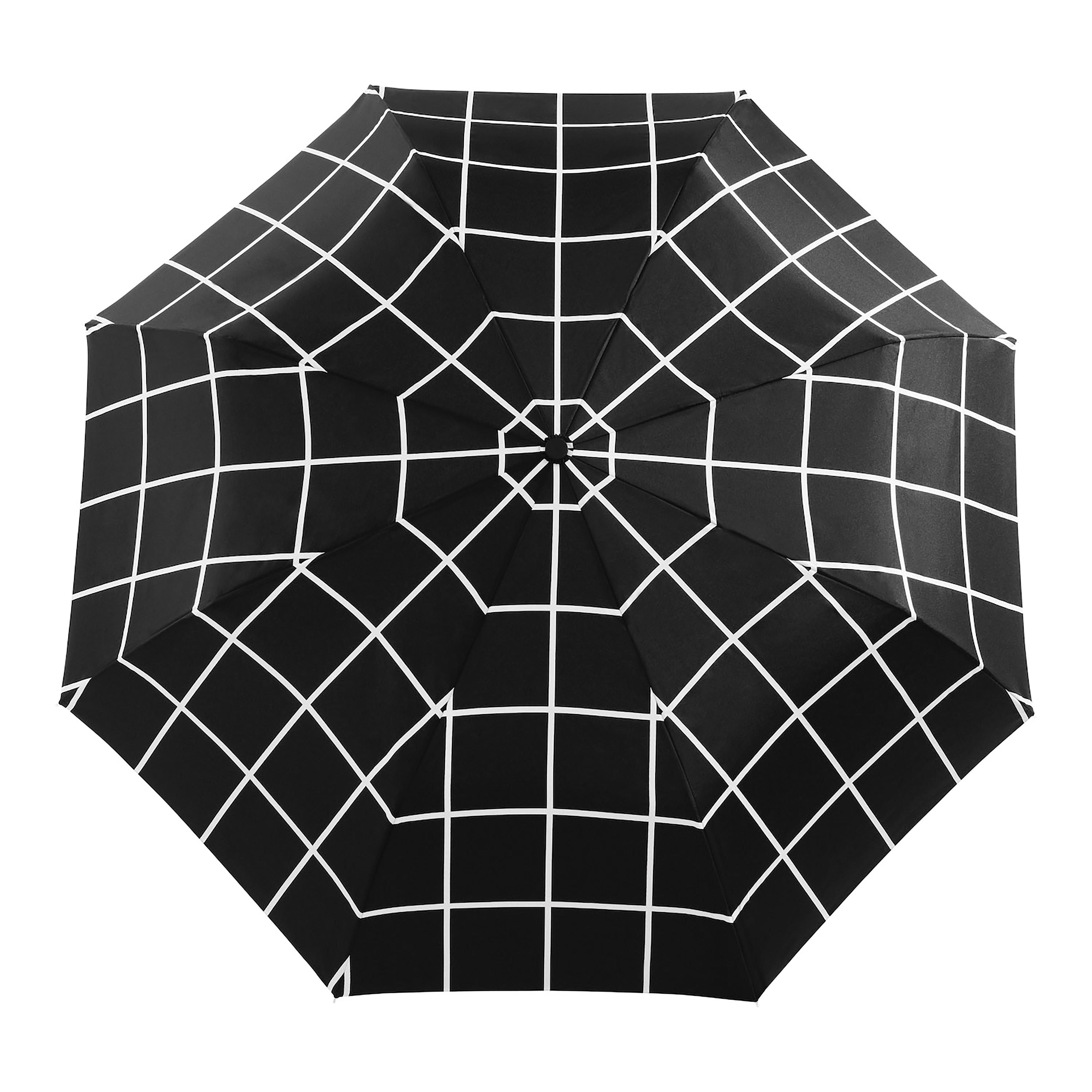Duck Umbrella Compact - Black Grid-Travel & Outdoors-Original Duckhead-The Bay Room