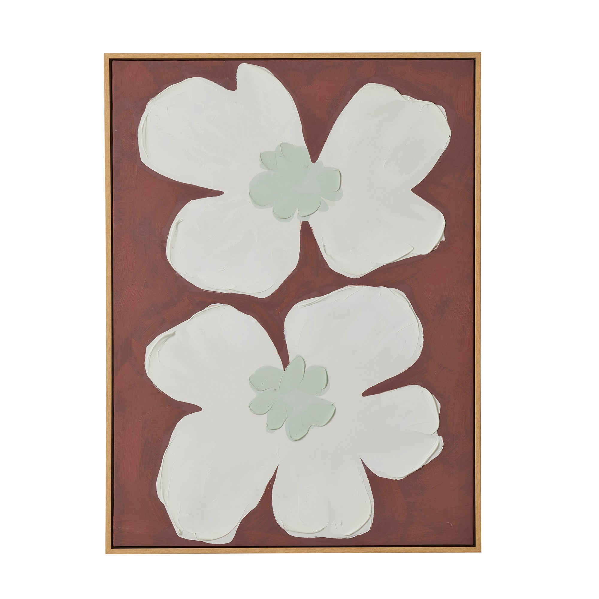 Duet Natural Frame Oil Canvas 60x80cm-Wall Decor-Coast To Coast Home-The Bay Room