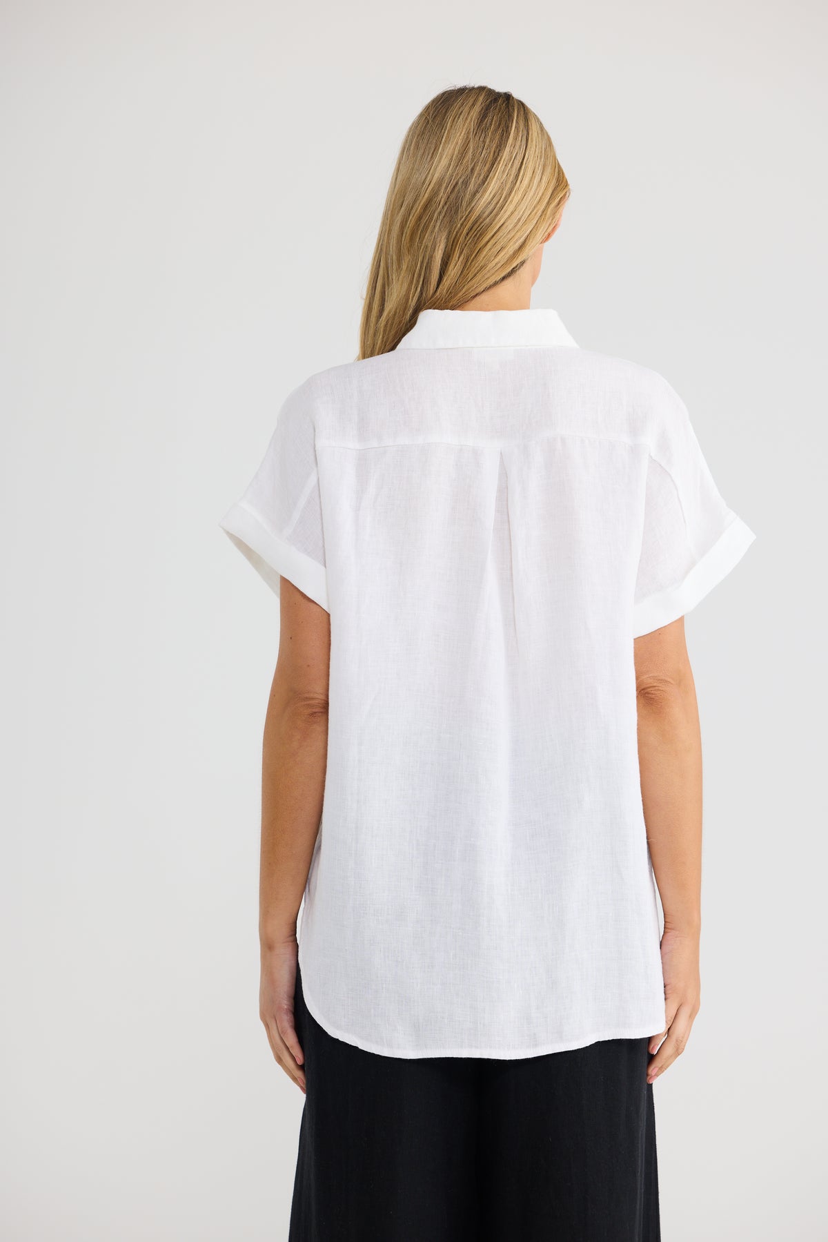 Dune Shirt - White Linen