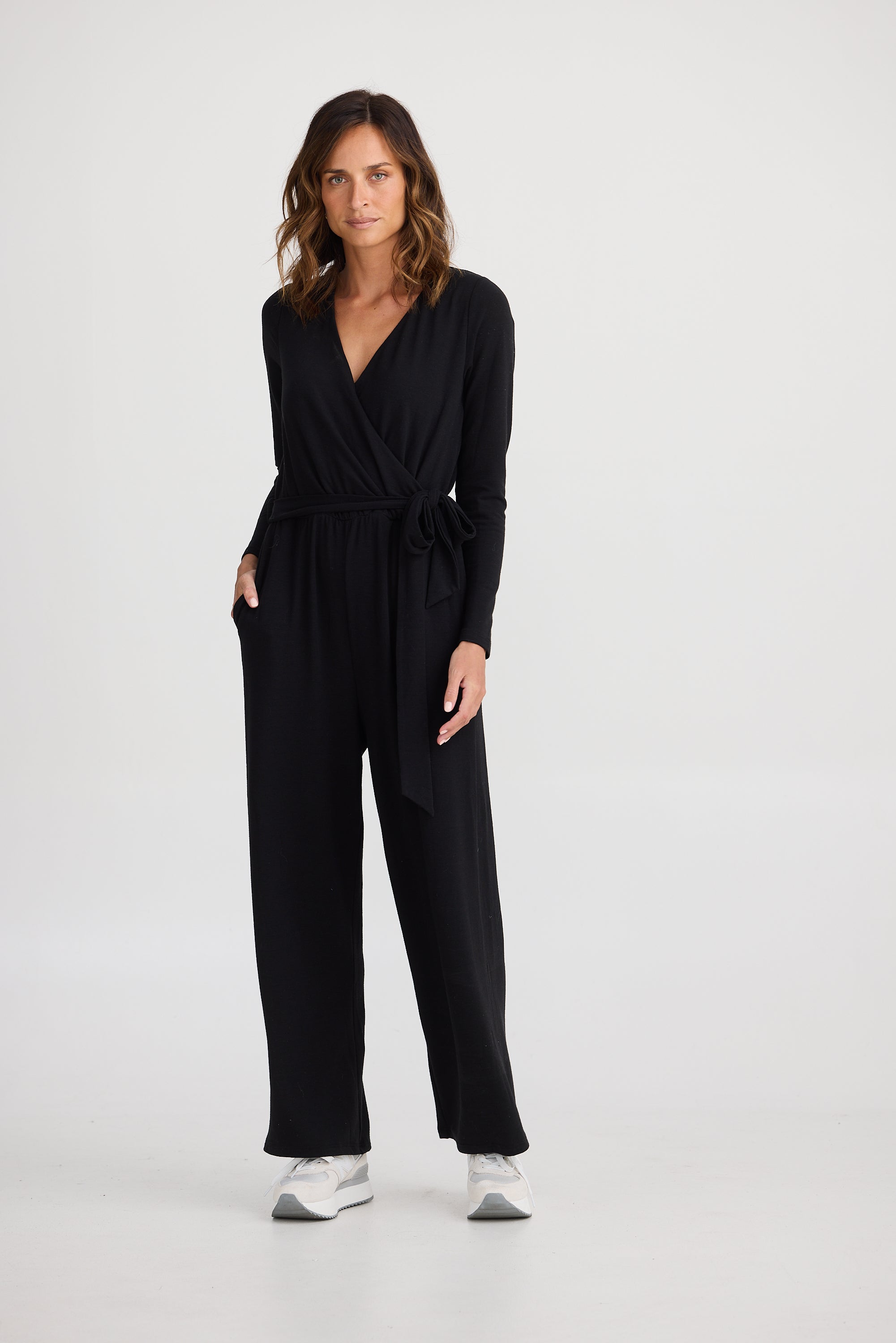 Duplex Jumpsuit - Black-Playsuits, Jumpsuits & Overalls-Home Love-The Bay Room