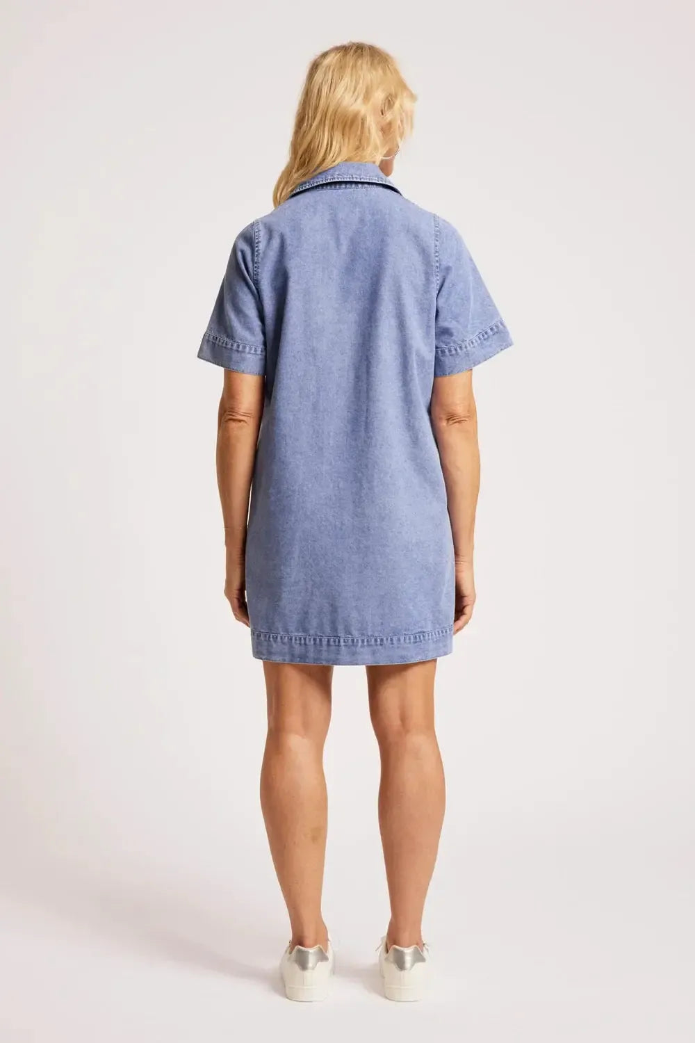 Dusk Denim Shirt Dress - Denim-Dresses-Eb & Ive-The Bay Room