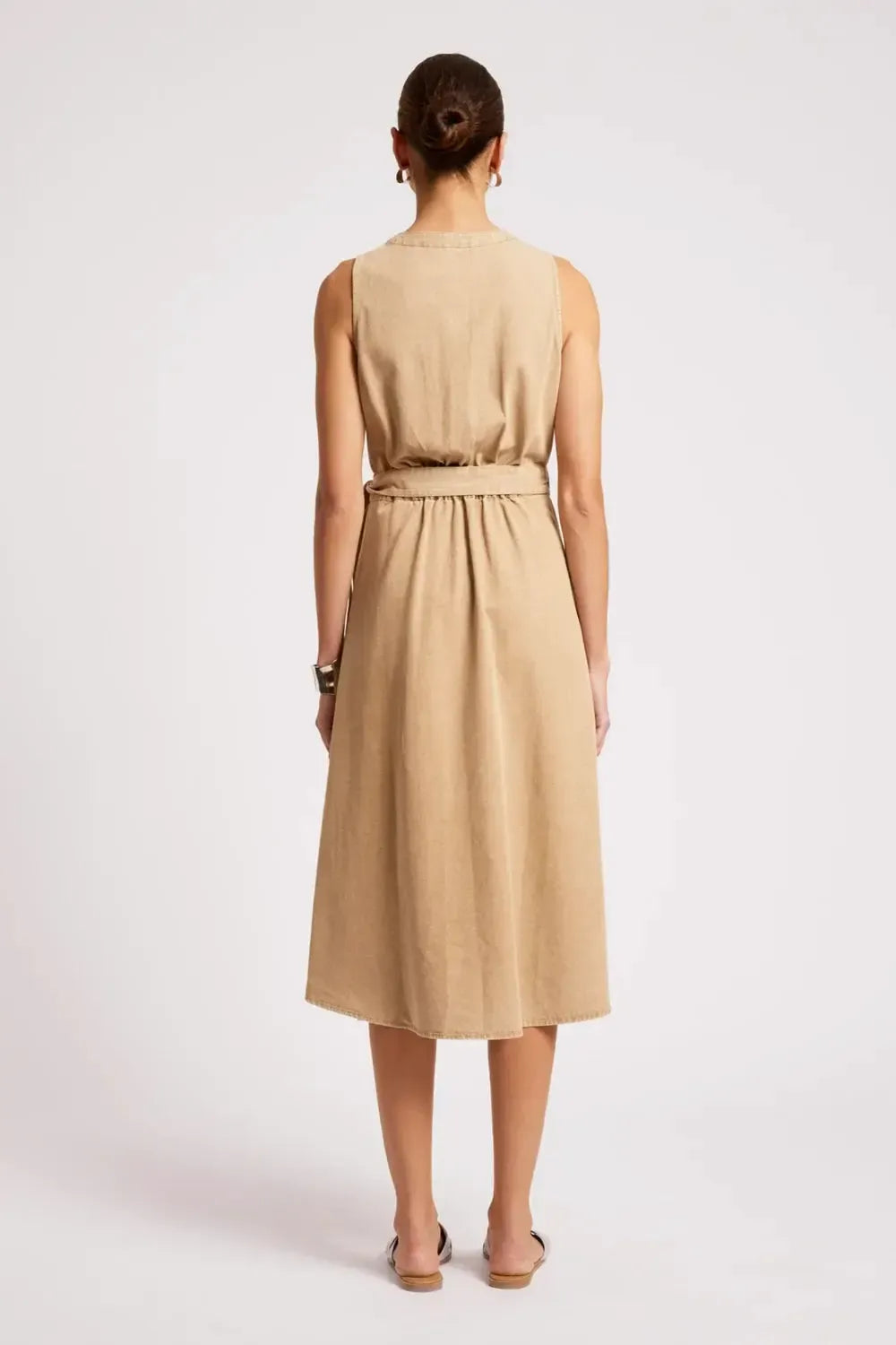 Dusk Denim Wrap Dress - Dune-Dresses-Eb & Ive-The Bay Room