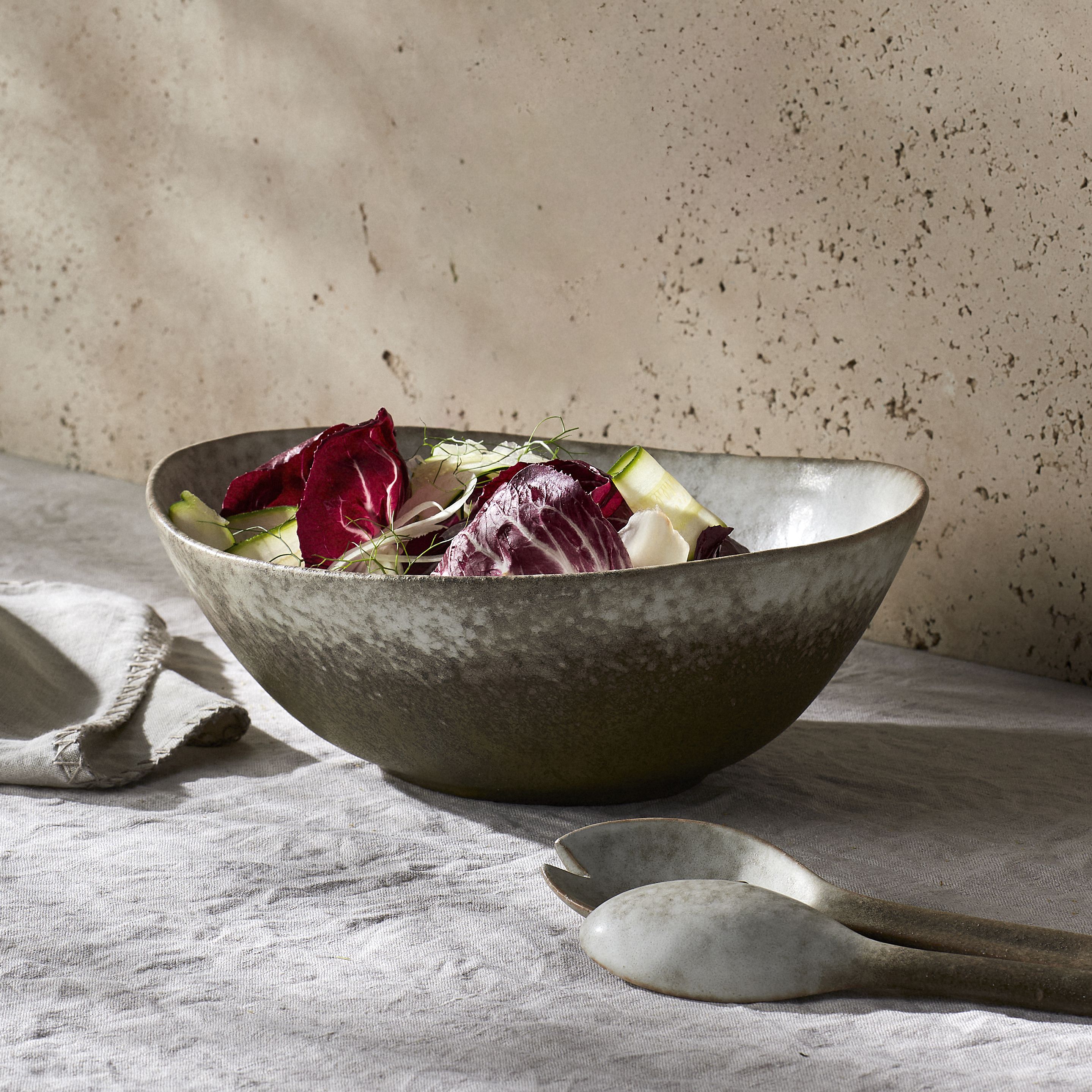 Dusk Stoneware Deep Oval Bowl-General-Grand Designs-The Bay Room