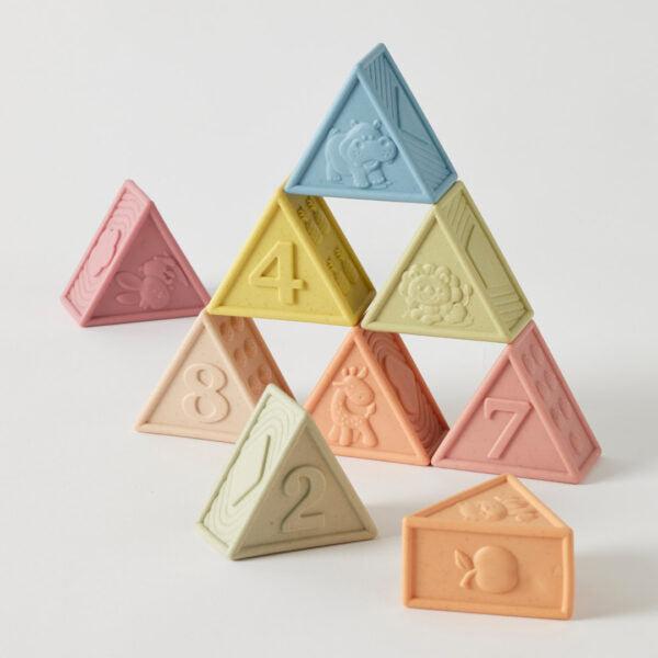Eco-Friendly Triangle Counting Stacker-Toys-Pilbeam Living-The Bay Room