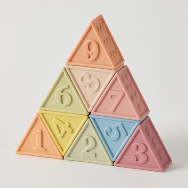 Eco-Friendly Triangle Counting Stacker-Toys-Pilbeam Living-The Bay Room