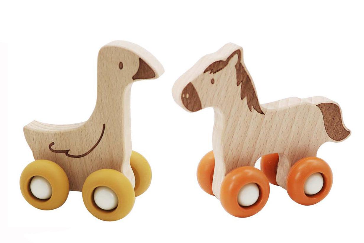 Ecowheels Farm Movers-Toys-Eleganter-Horse & Duck-The Bay Room