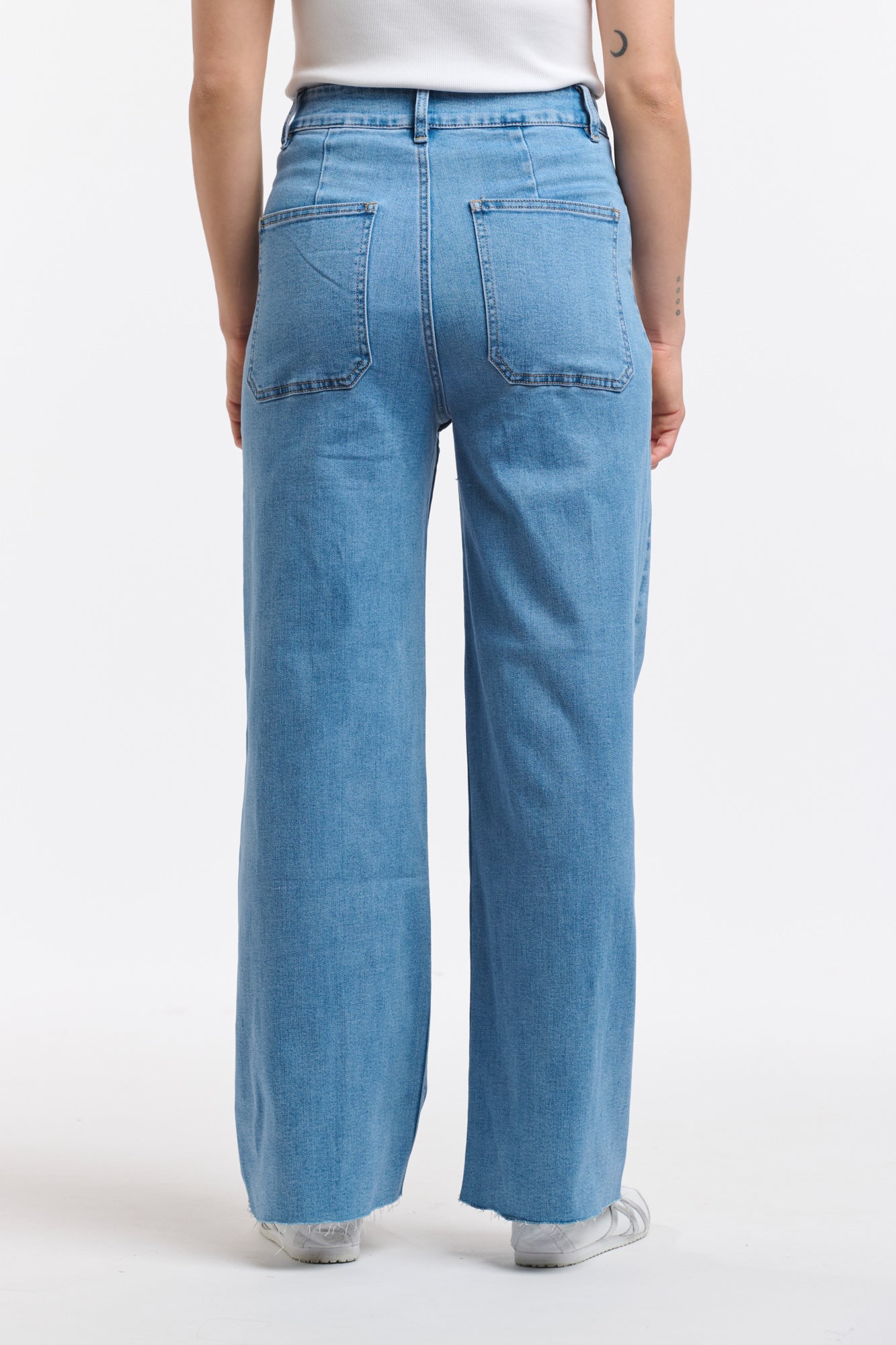 Eddie 7/8th Jeans - Light Wash-Jeans-Italian Star-The Bay Room