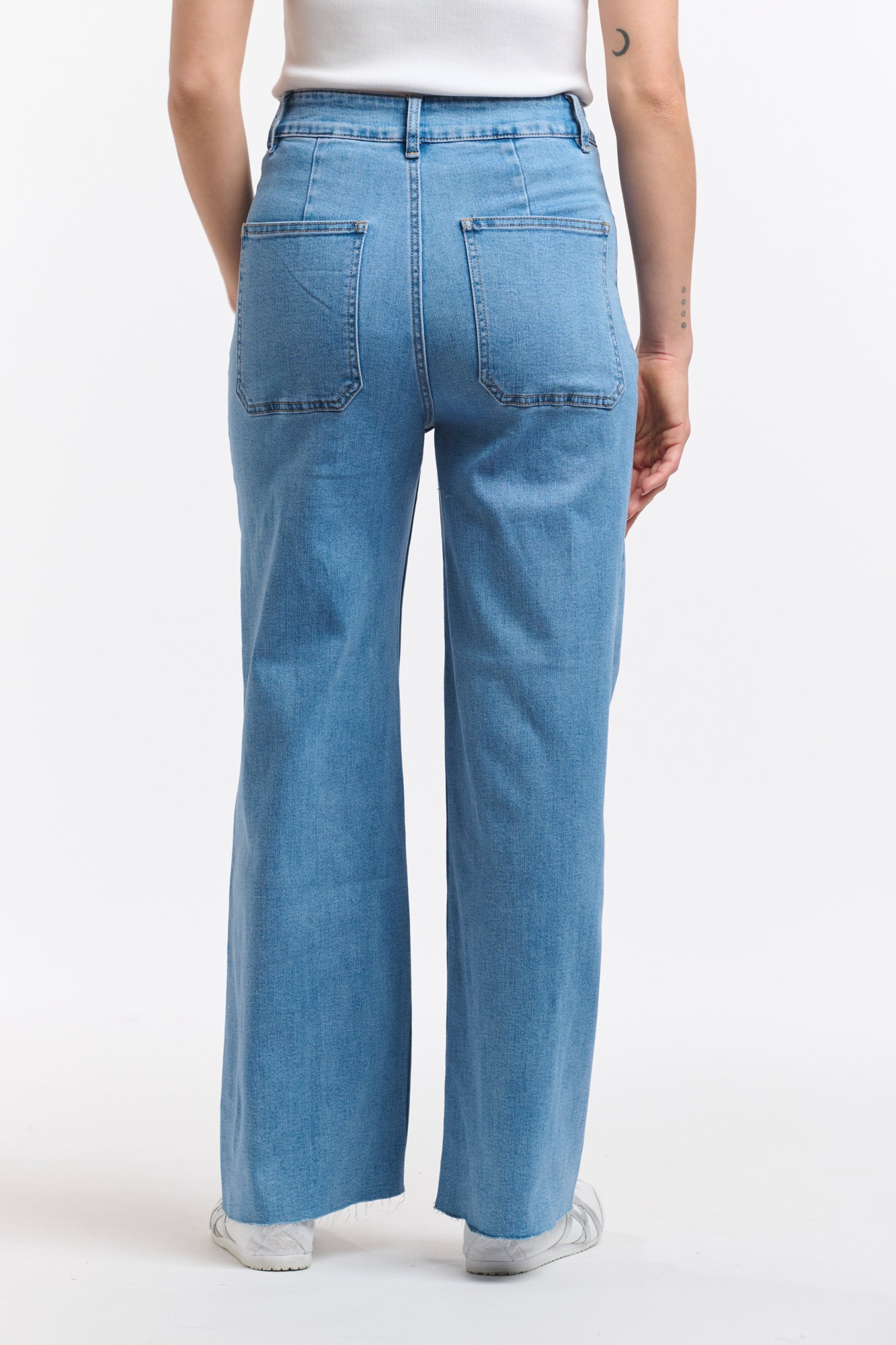 Eddie 7/8th Jeans - Light Wash-Jeans-Italian Star-The Bay Room