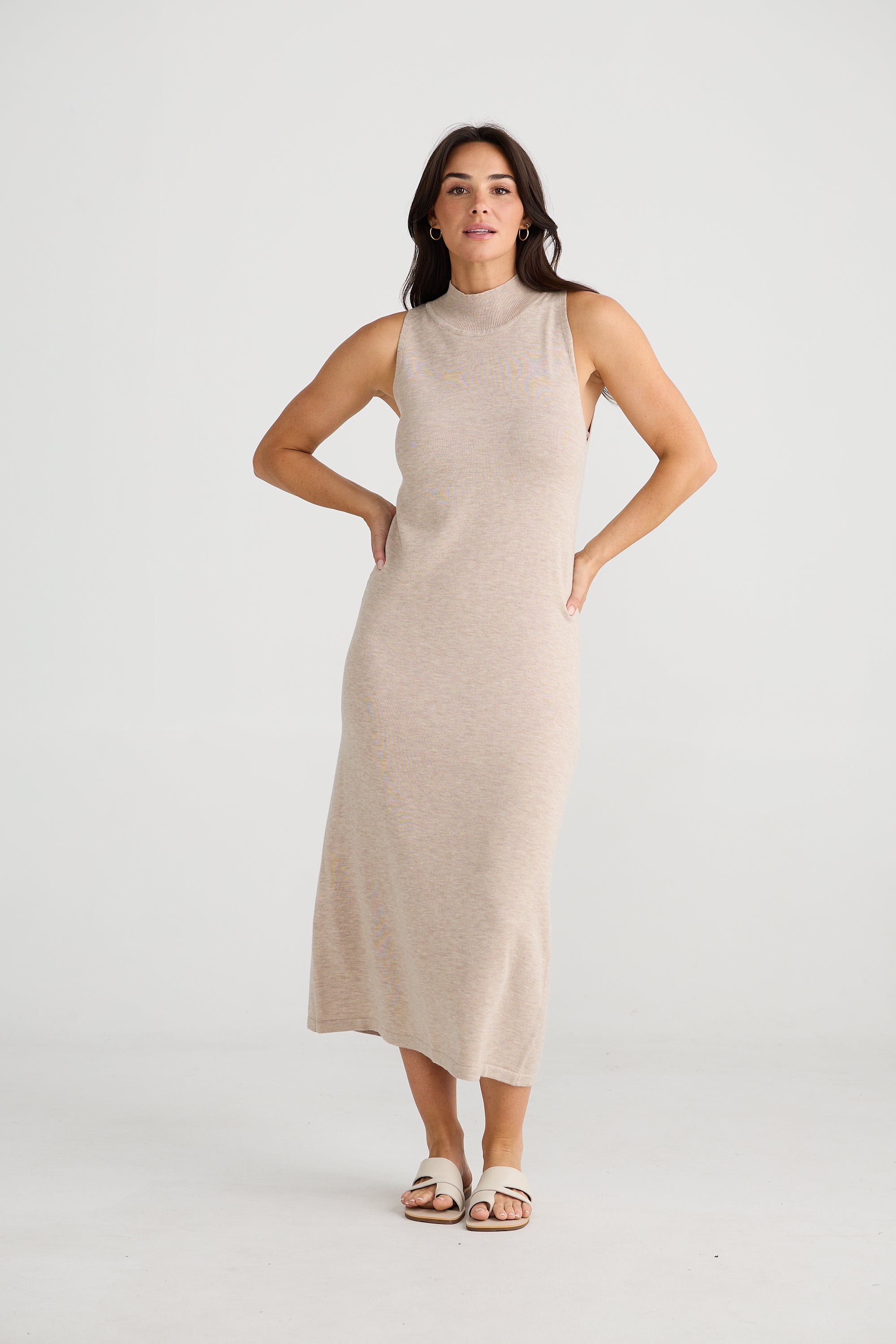 Eden Knit Dress - Pebble-General-Brave & True-The Bay Room