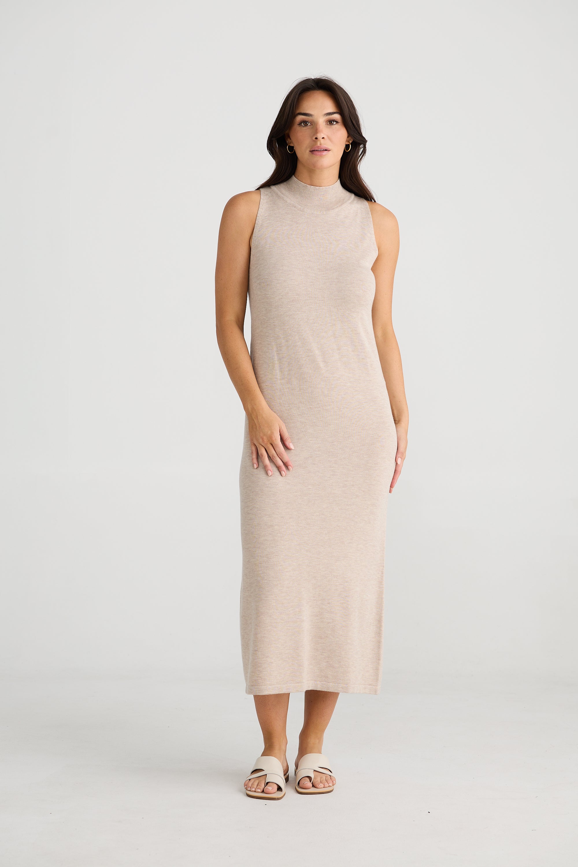 Eden Knit Dress - Pebble-General-Brave & True-The Bay Room