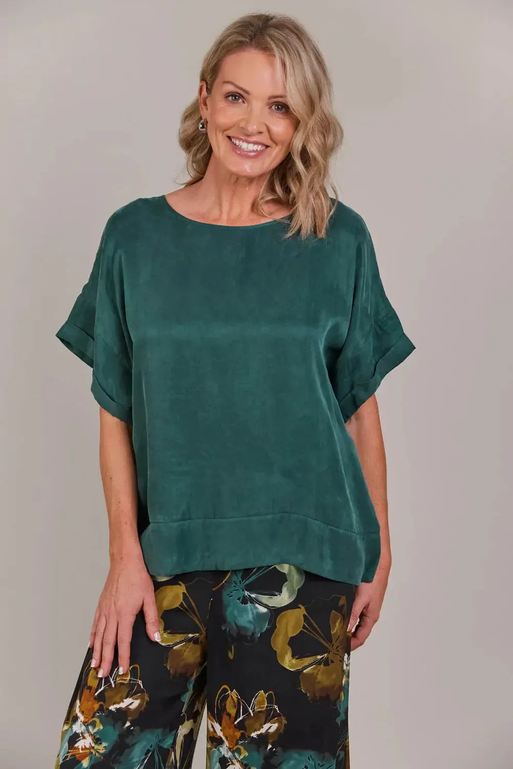 Eden Relaxed Top - Aventurine-General-Eb & Ive-The Bay Room