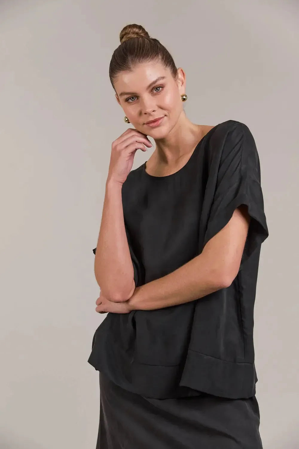 Eden Relaxed Top - Black-General-Eb & Ive-The Bay Room