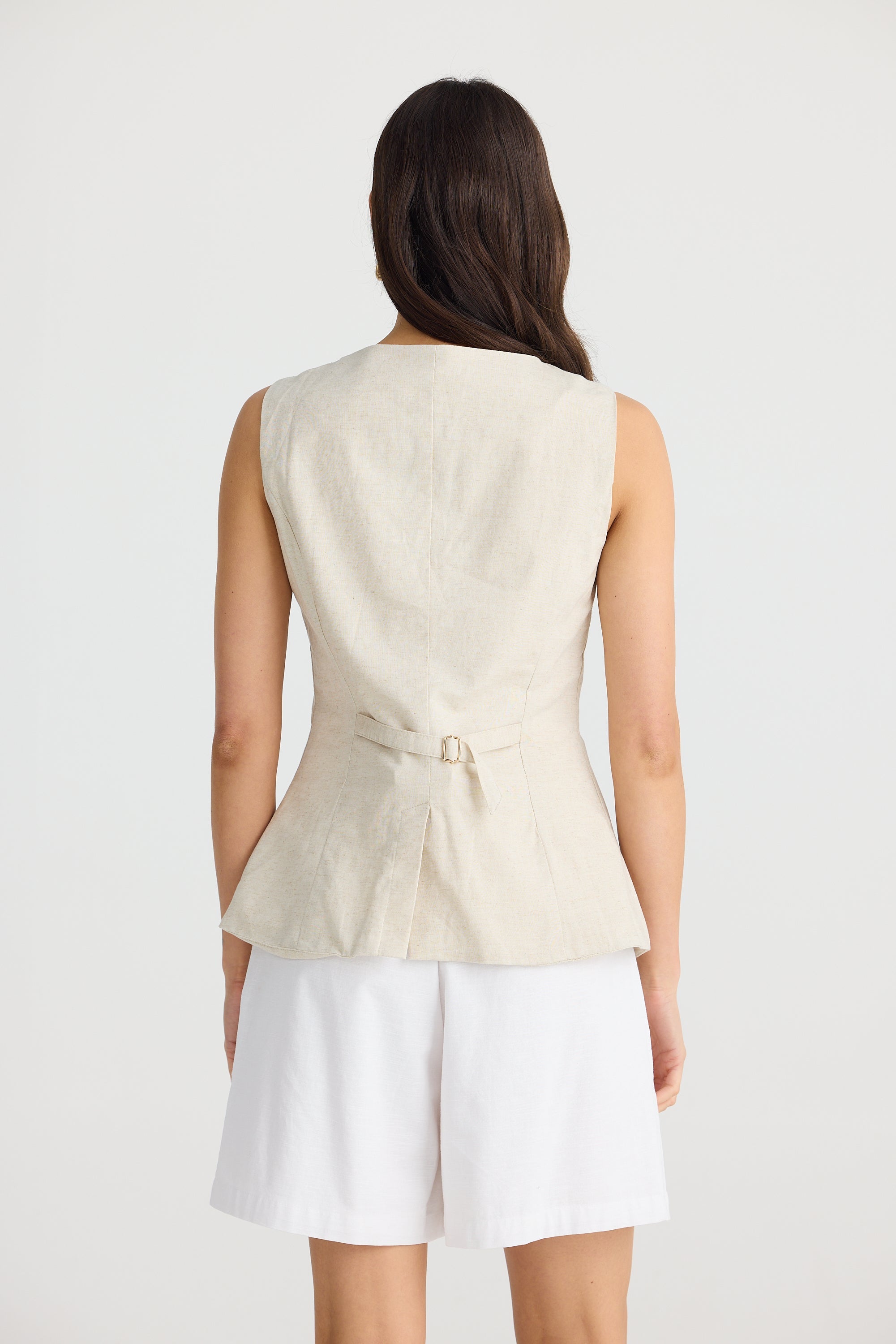 Eden Waistcoat - Natural-Jackets, Coats & Vests-Brave & True-The Bay Room