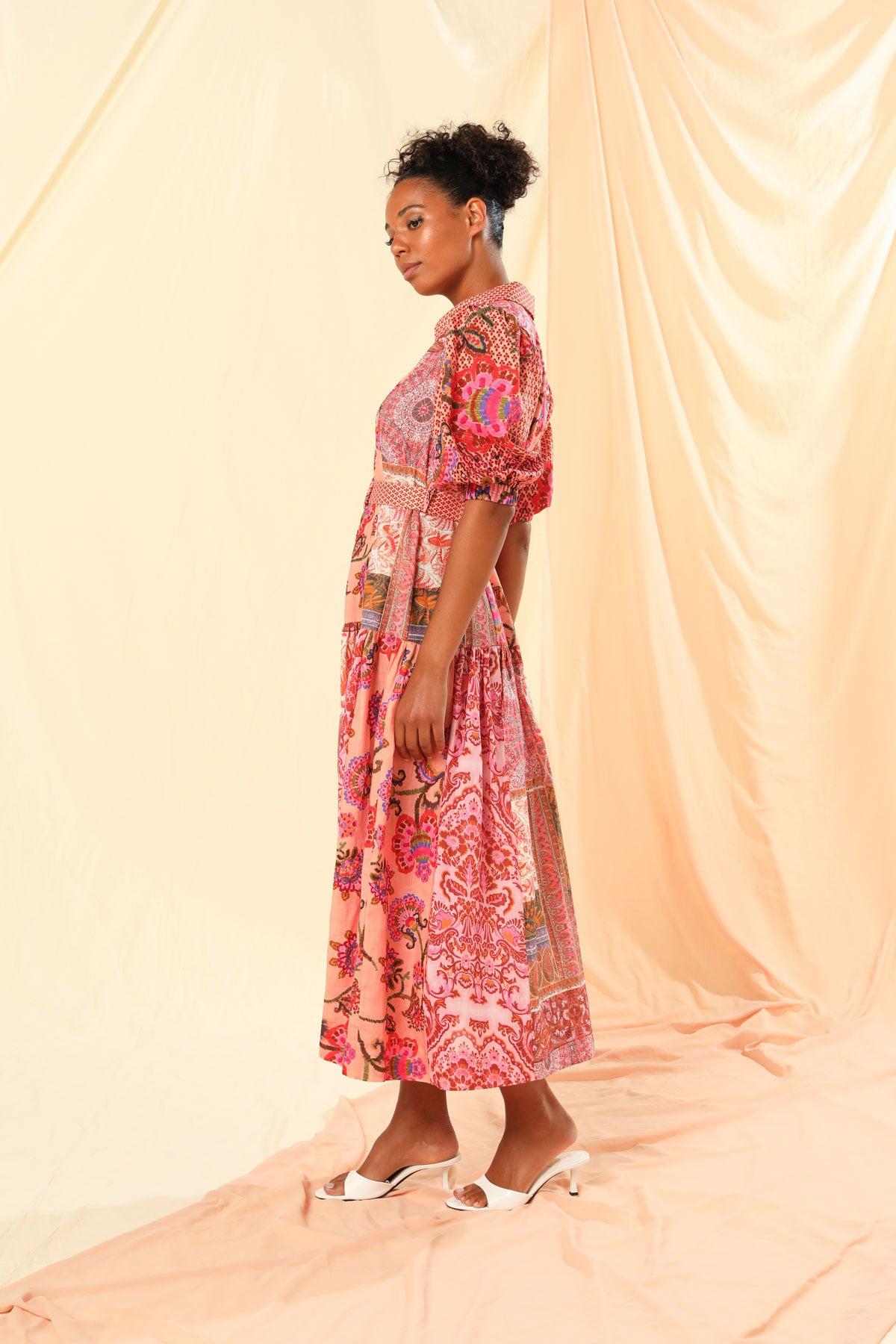 Elanora Maxi Shirt Dress-Dresses-Kachel-The Bay Room