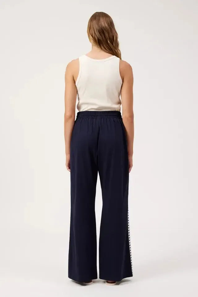 Elba Heart Pant - Navy-Pants-Haven-The Bay Room